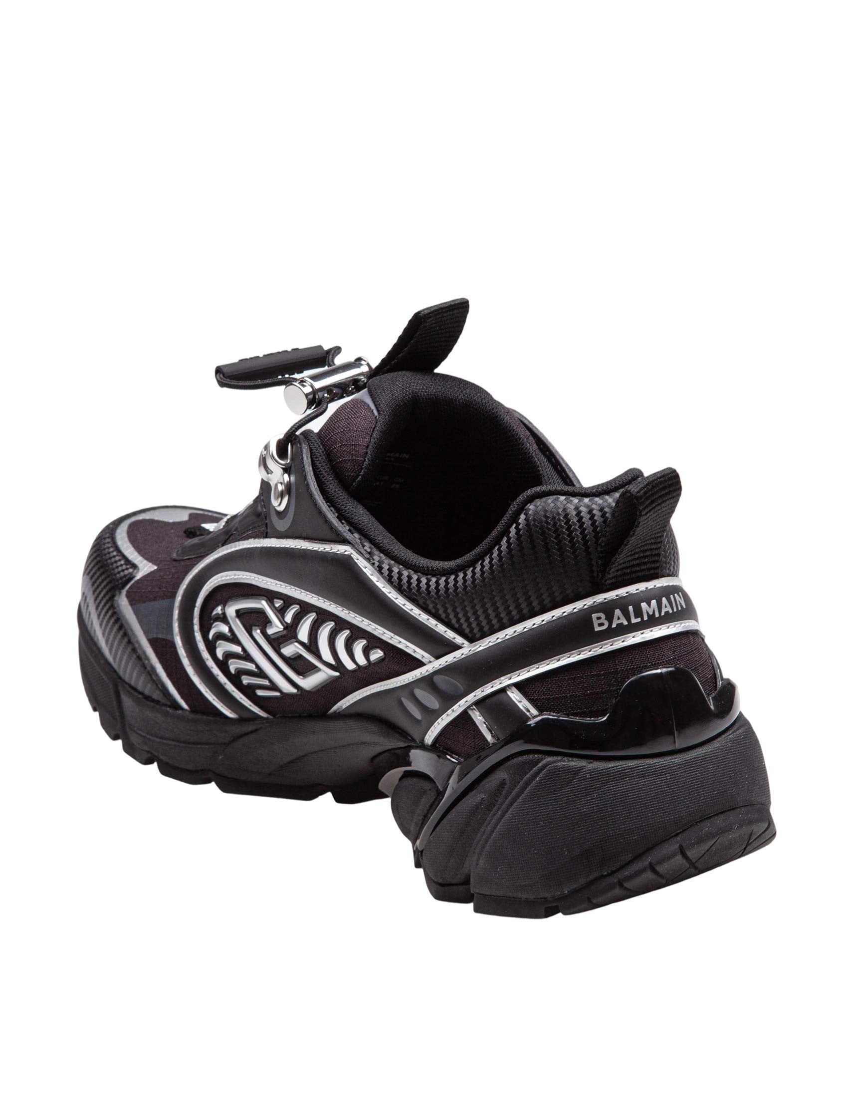 BALMAIN Sneaker in Mixed Materials - Spring Summer 25