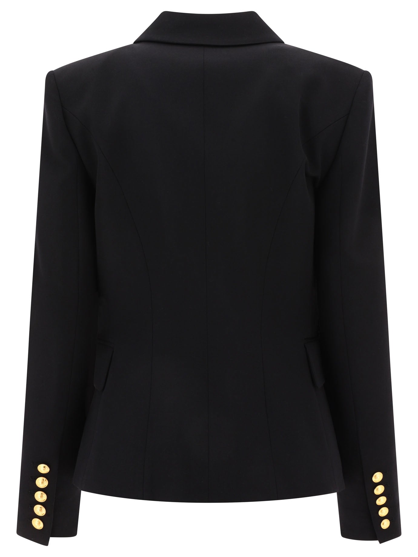 BALMAIN Elegant Double-Breasted Wool Jacket