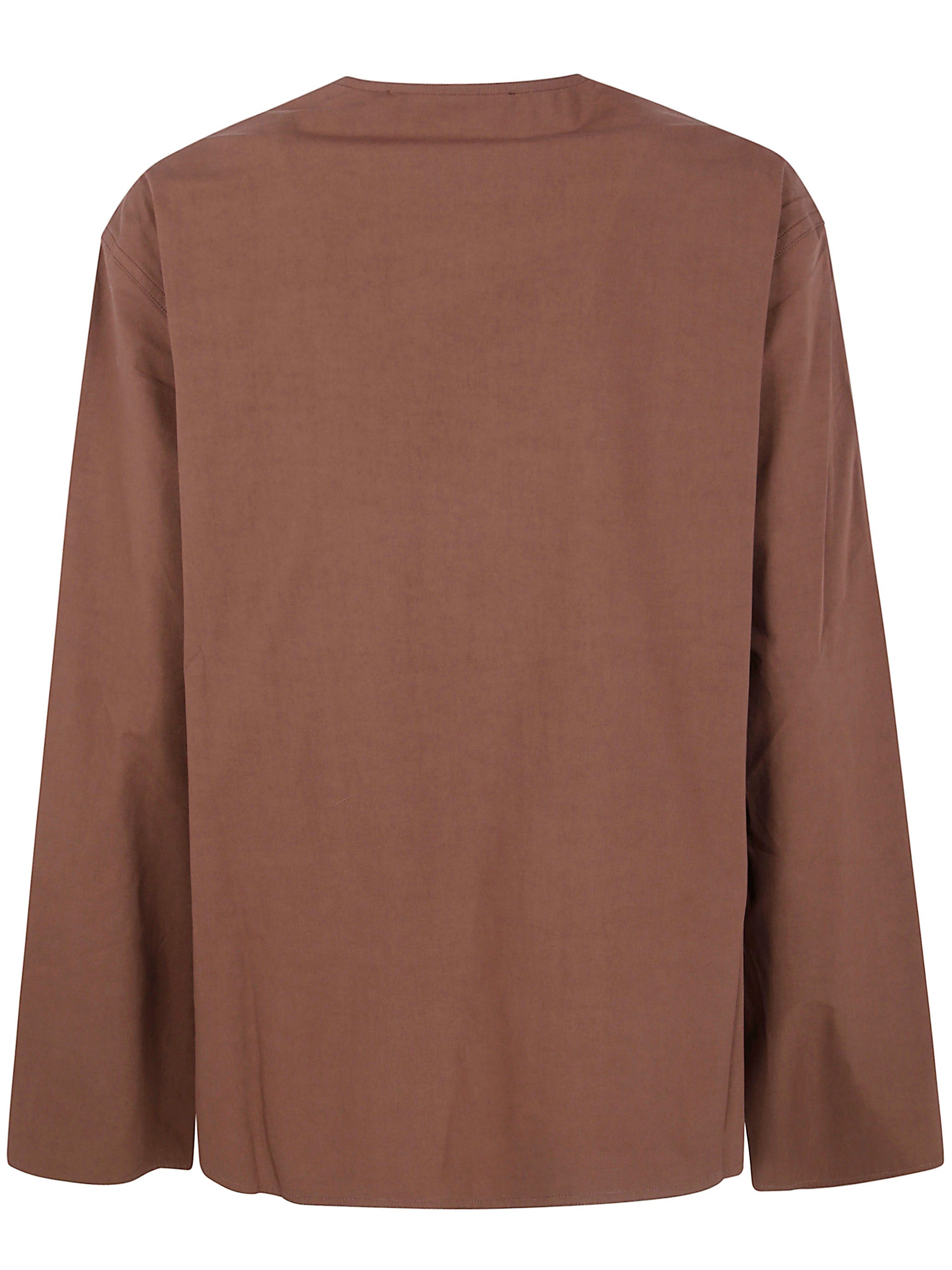 SOFIE D HOORE Round Neck Pocket Shirt for Women