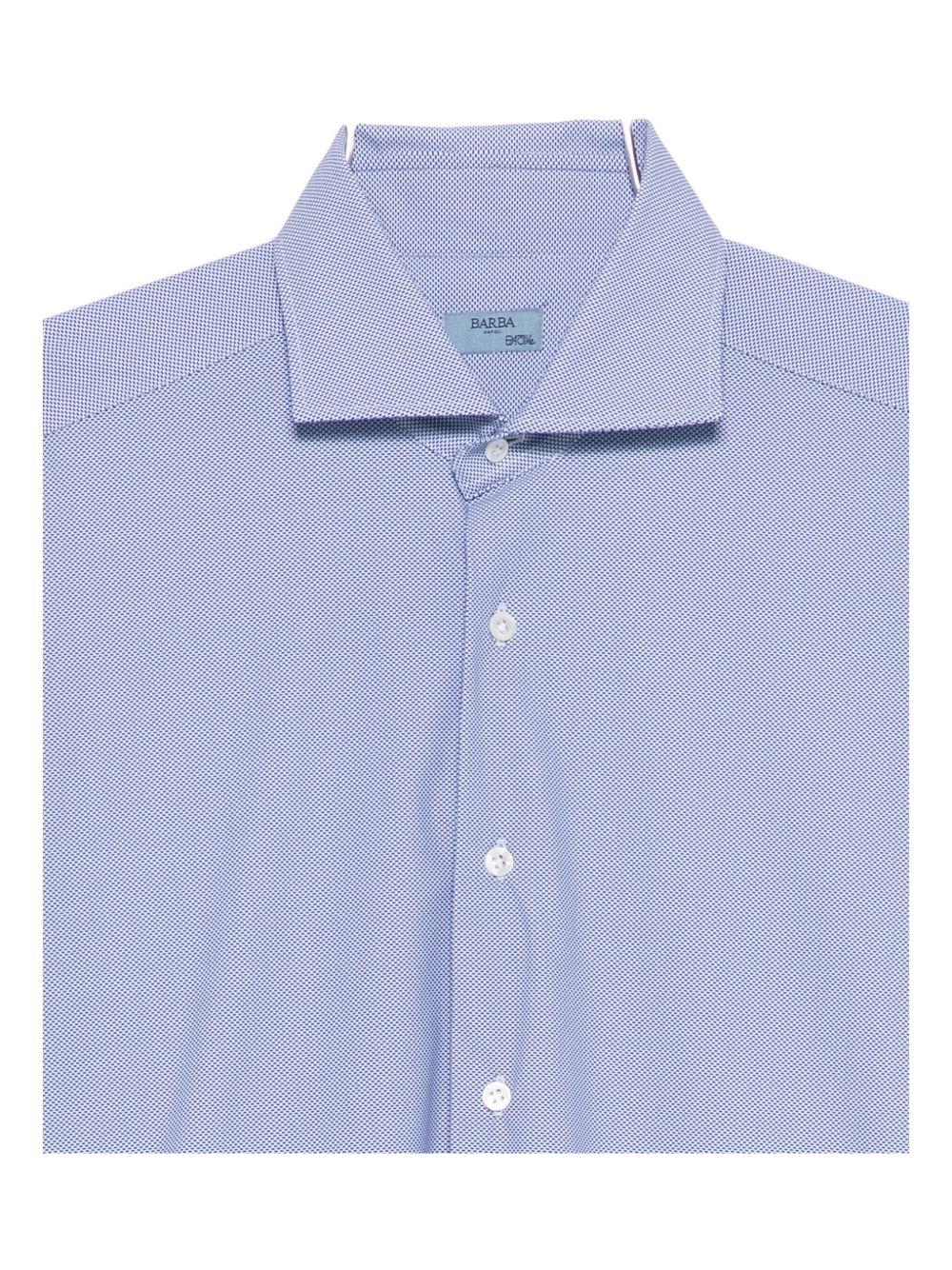 BARBA Tailored Blue Shirt for Men - Mini Fit