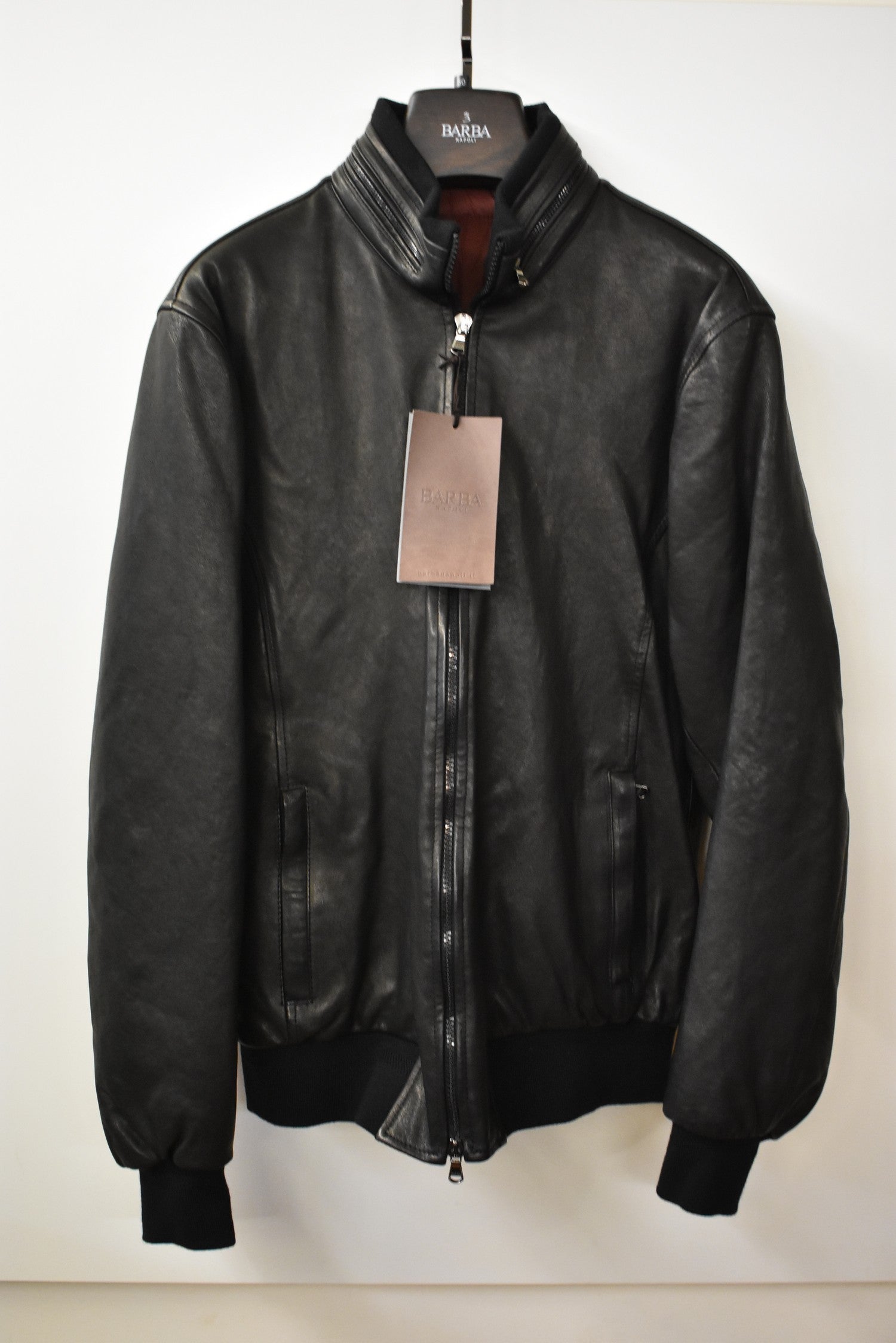 BARBA Stylish Men's Leather Jacket