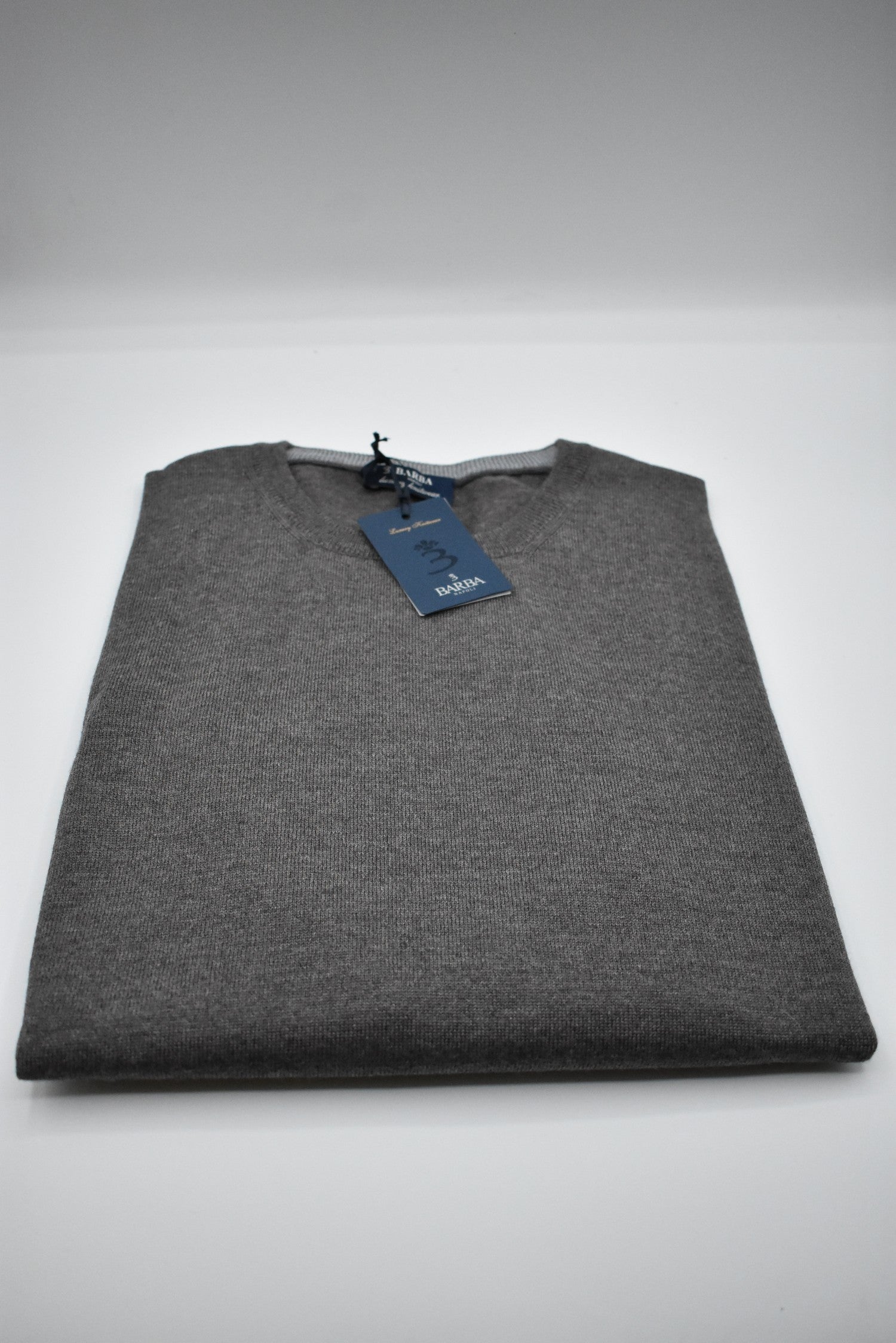 BARBA Luxurious Virgin Wool Sweatshirt for Men - FW25
