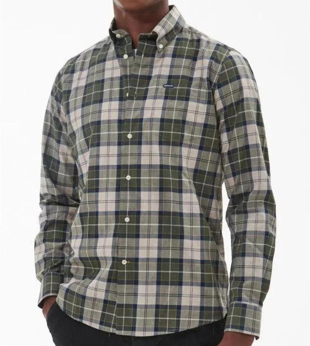 BARBOUR Men's Luxe Tartan Button-Down Shirt