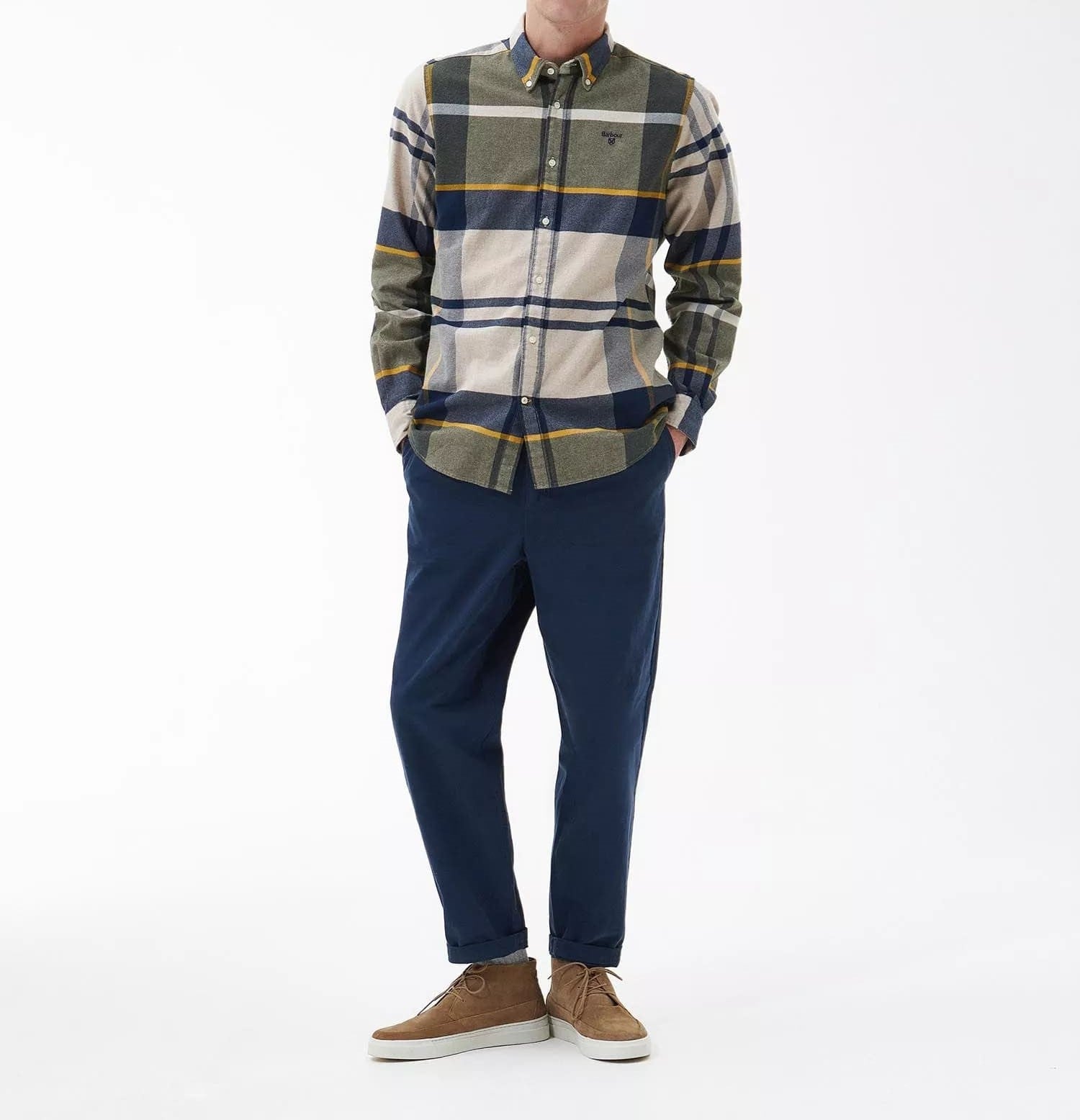 BARBOUR Tartan Pattern Men's Shirt - Fall Winter 2025