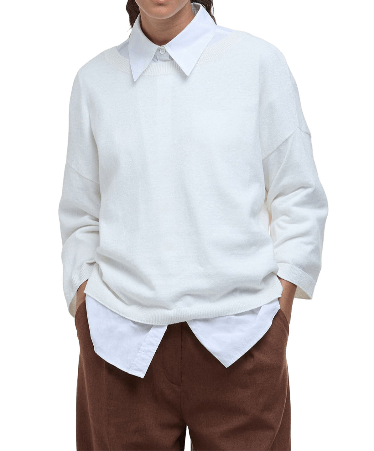 BARBOUR Relaxed Fit Women's Cloud Sweater