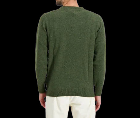 BARBOUR Men's Premium Lambswool Blend Sweater - Classic Crew Neck