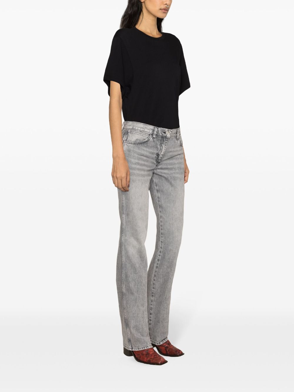 IRO Women's Mini Denim Wrap Jeans