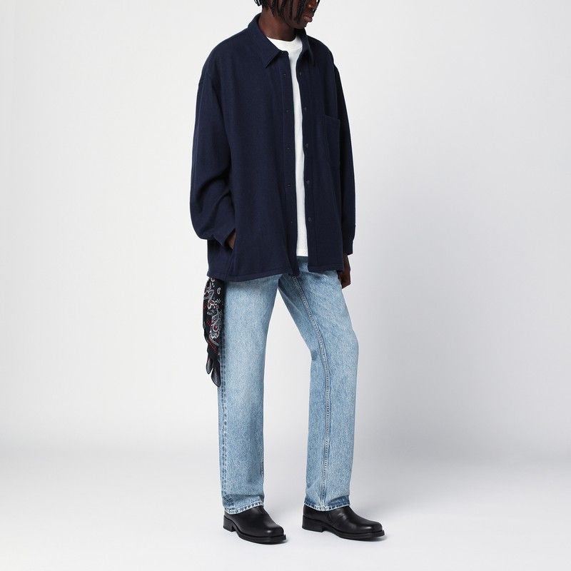 DESTIN Classic Wool and Cashmere Overshirt for Men