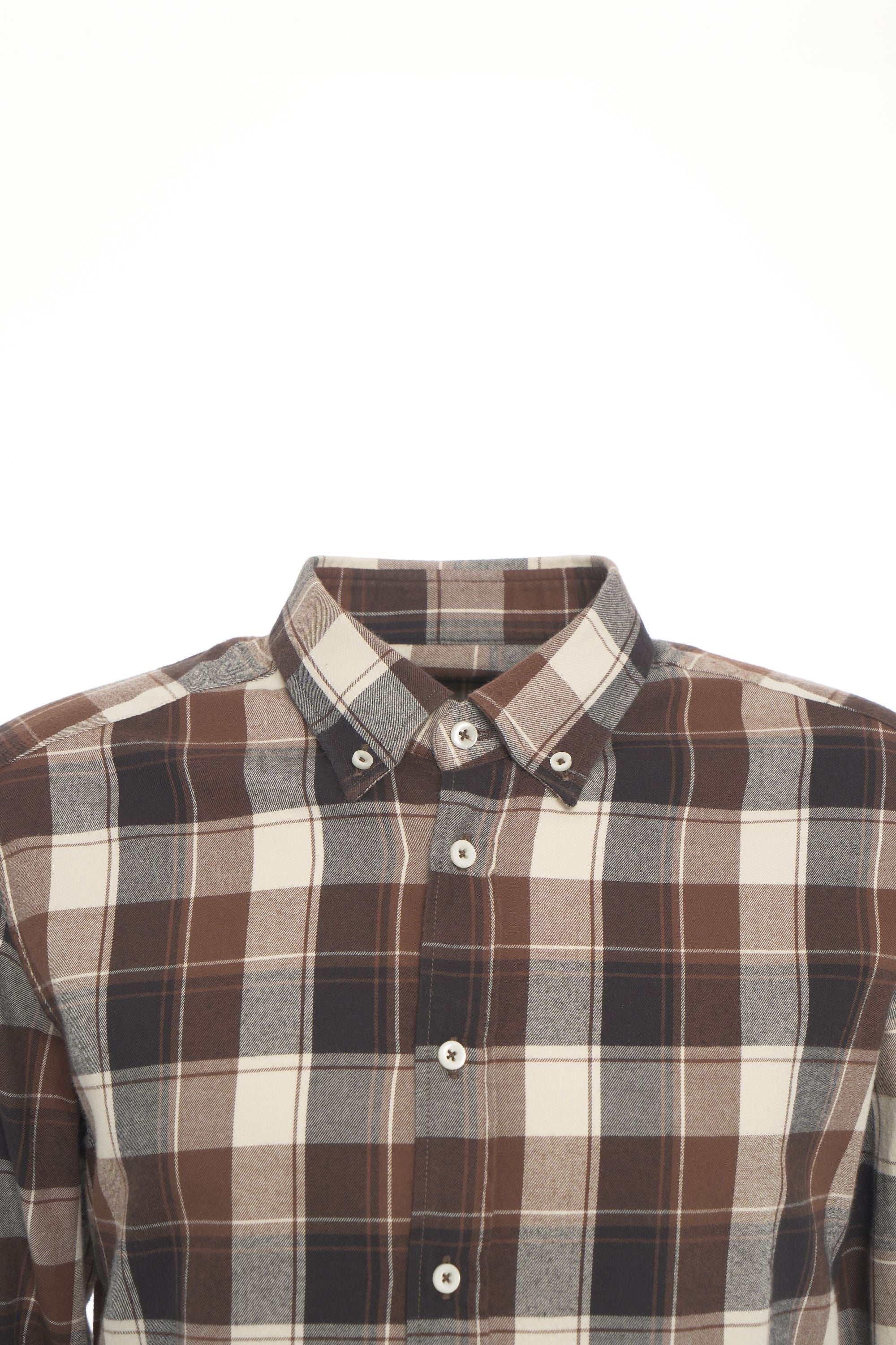 BASTONCINO Plaid Button-Down Shirt