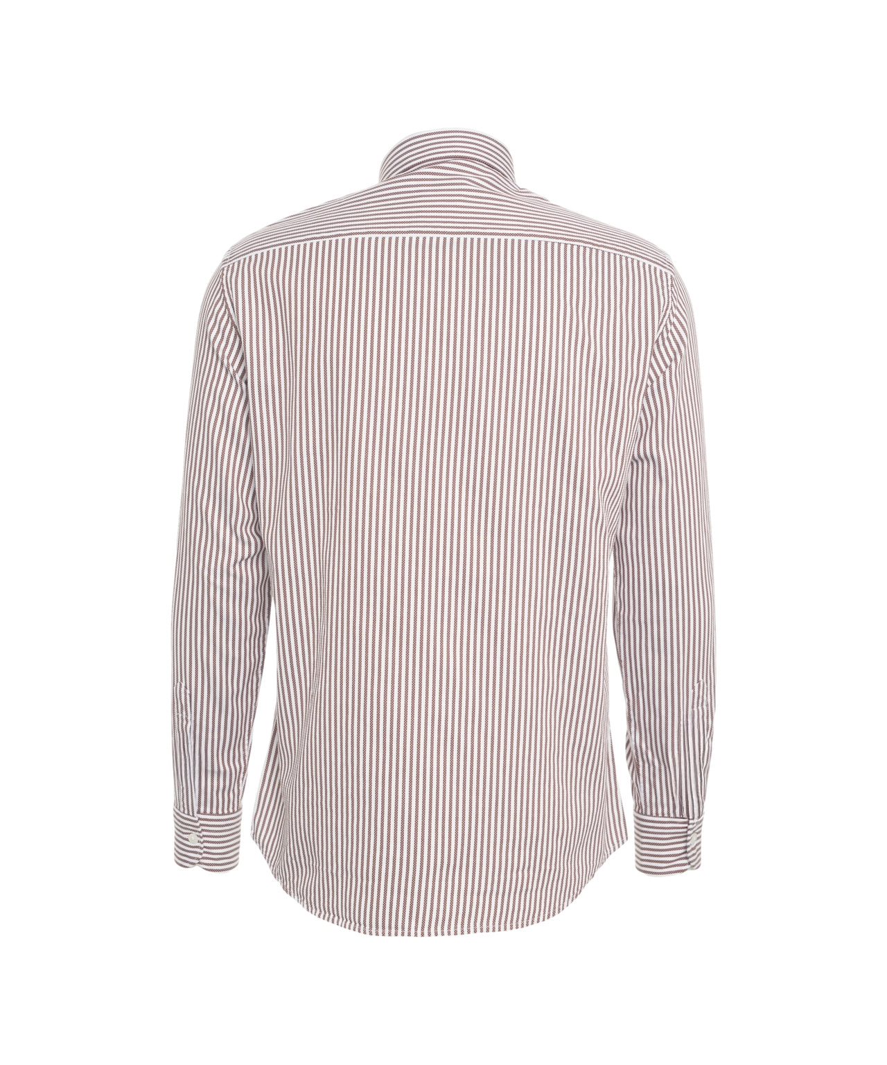 BASTONCINO Timeless Striped Shirt with Button-Down Collar