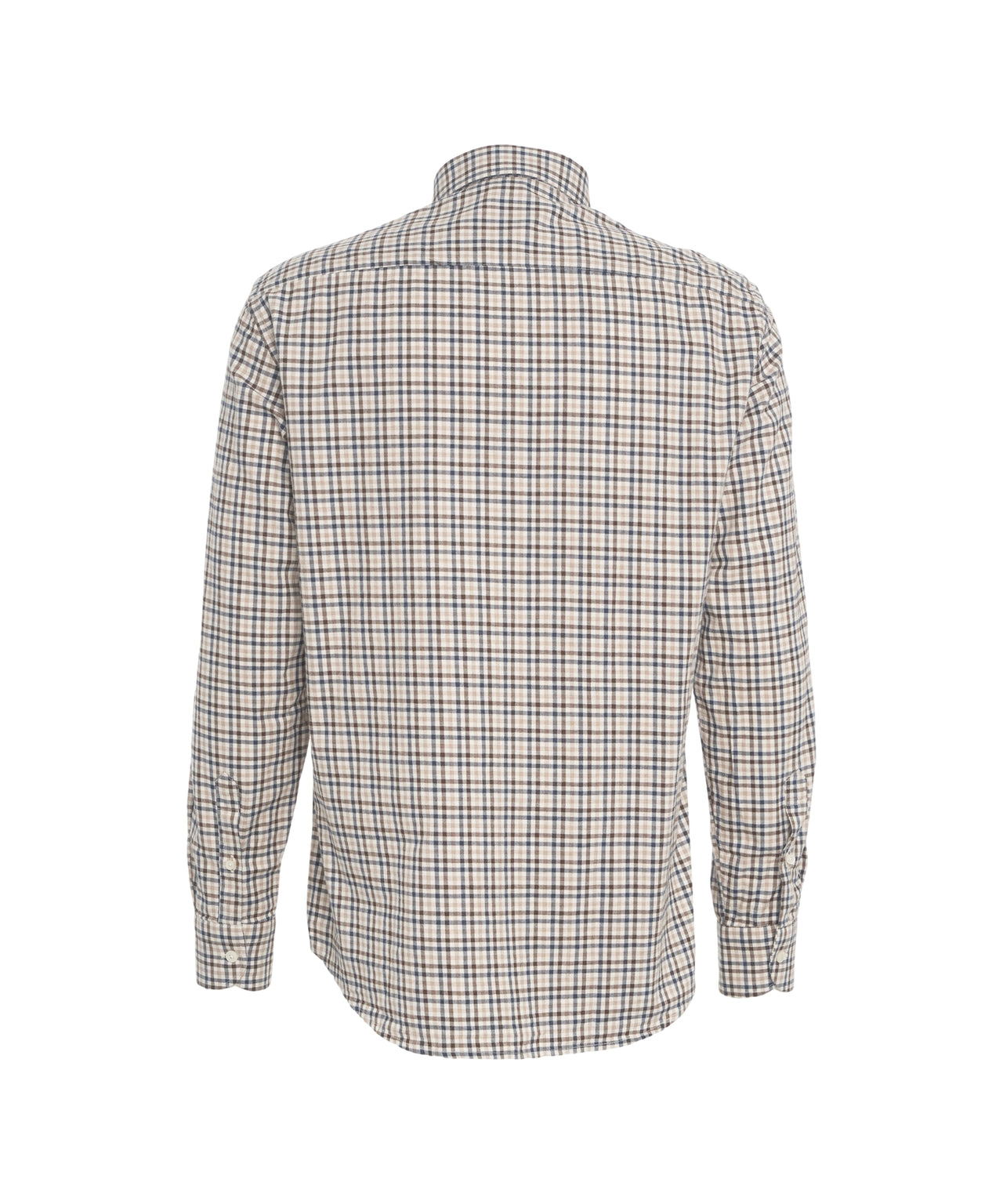 BASTONCINO Checkered Button-Down Shirt for Men
