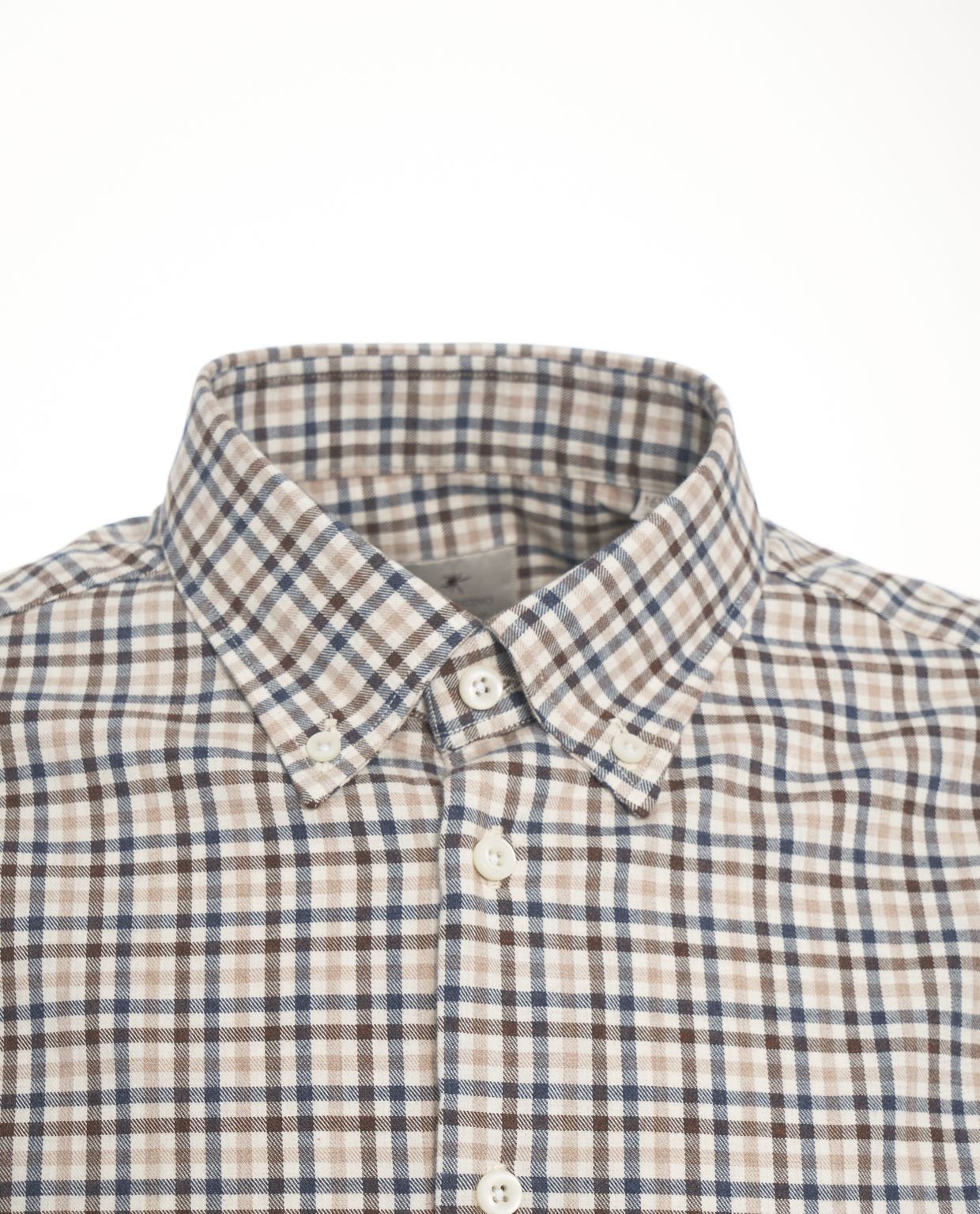 BASTONCINO Checkered Button-Down Shirt for Men