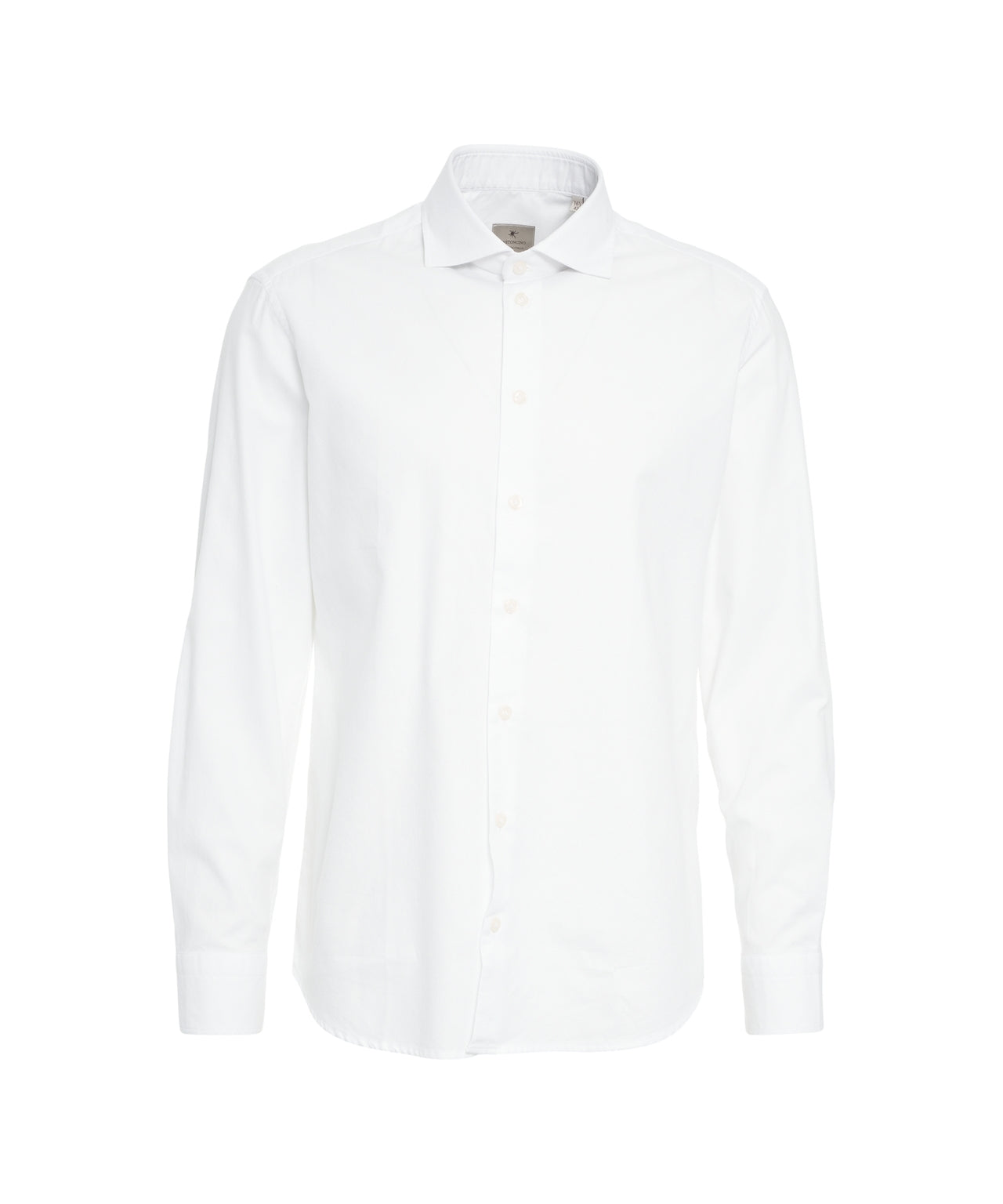 BASTONCINO Classic Cotton Shirt with Kent Collar
