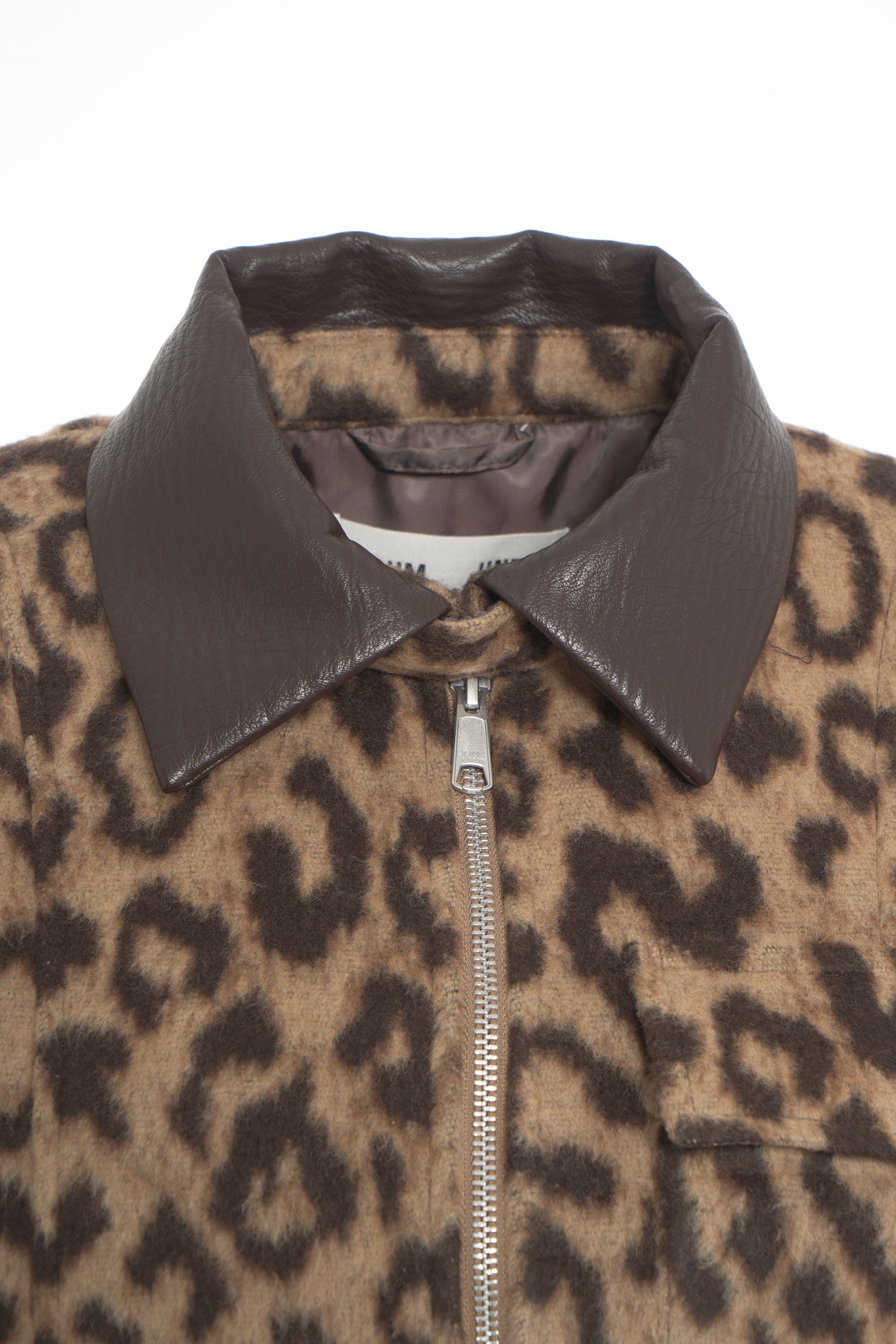 BAUM UND PFERDGARTEN Women's Casual Animal Print Jacket