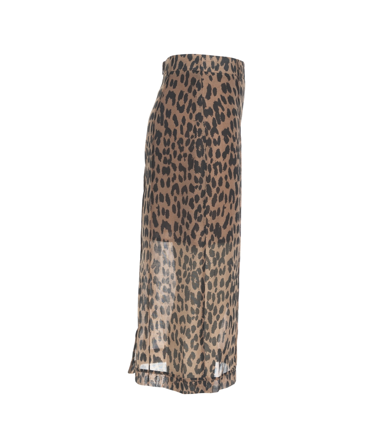 BAUM UND PFERDGARTEN Shevin Midi Skirt with Stunning Animal Print
