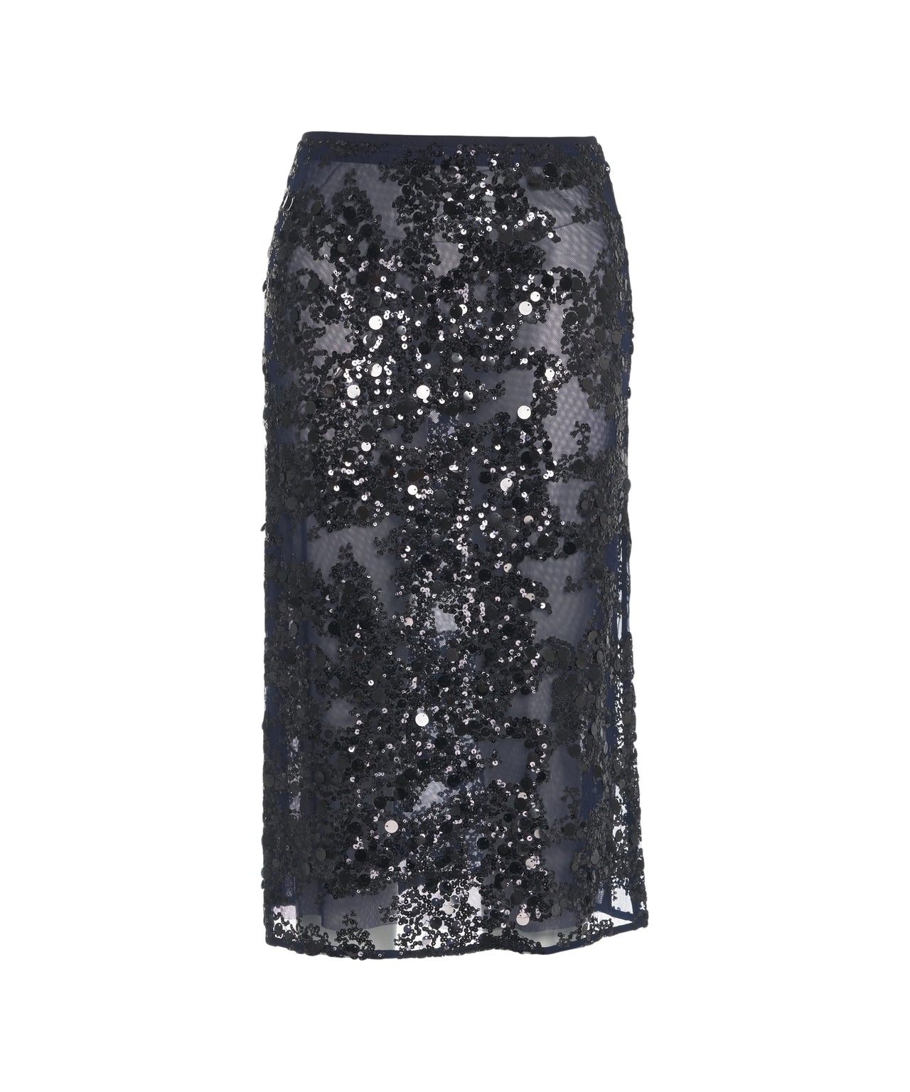 BAUM UND PFERDGARTEN Glamorous Midi Skirt with Sequins