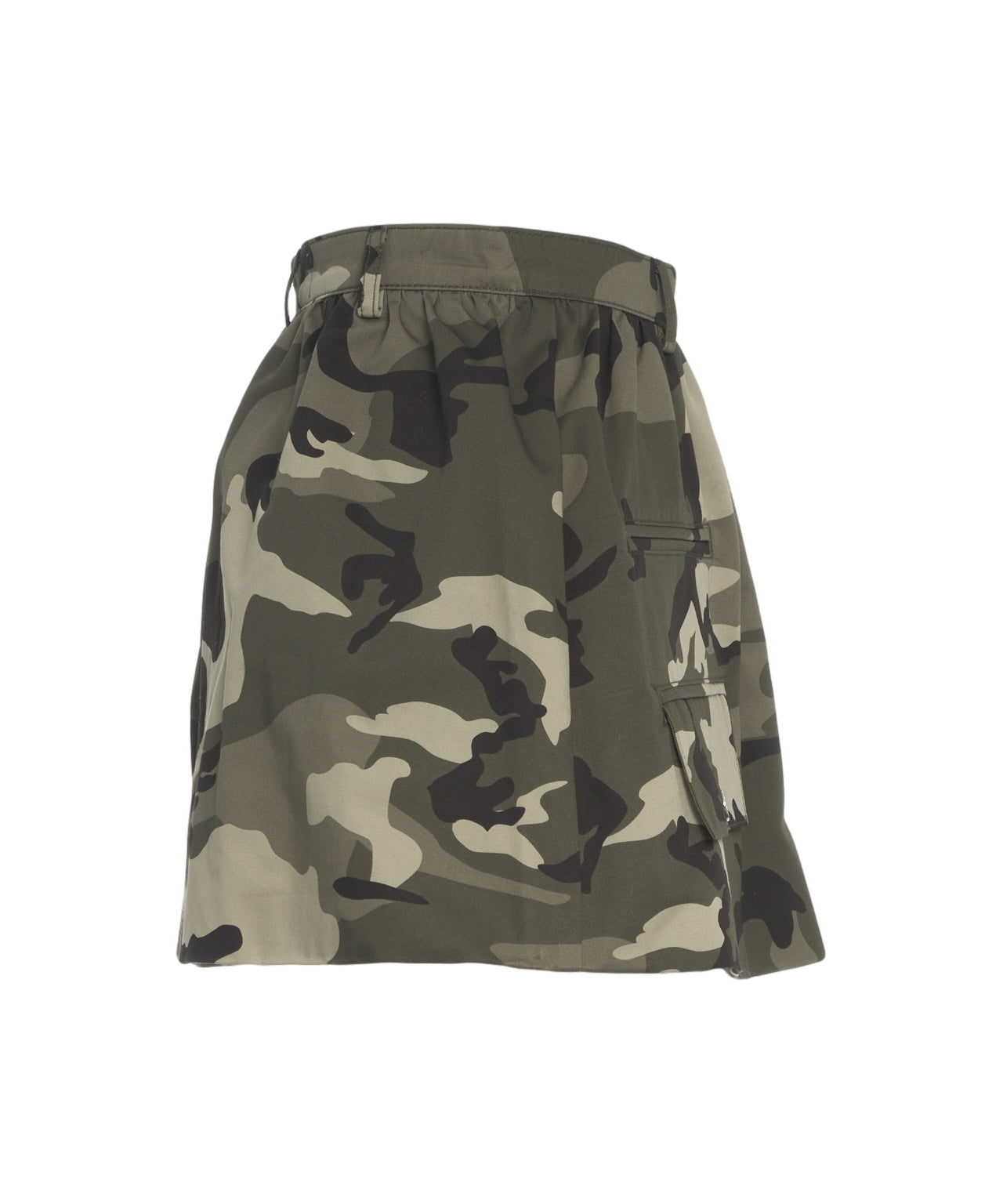 BAUM UND PFERDGARTEN Stylish A-Line Mini Skirt with Camouflage Print