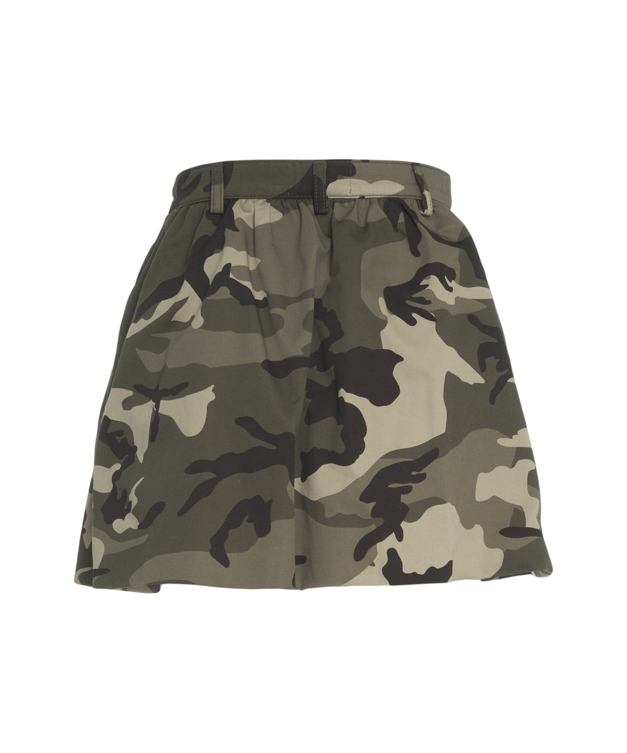BAUM UND PFERDGARTEN Stylish A-Line Mini Skirt with Camouflage Print