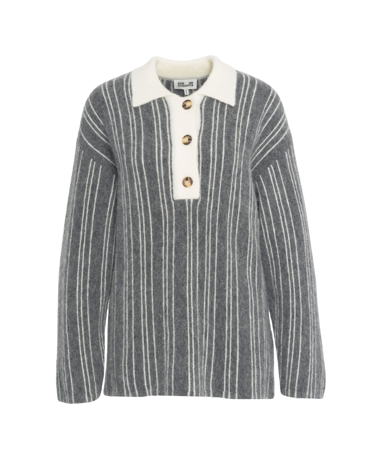 BAUM UND PFERDGARTEN Cozy Polo Sweater for Women - 'Carlota'