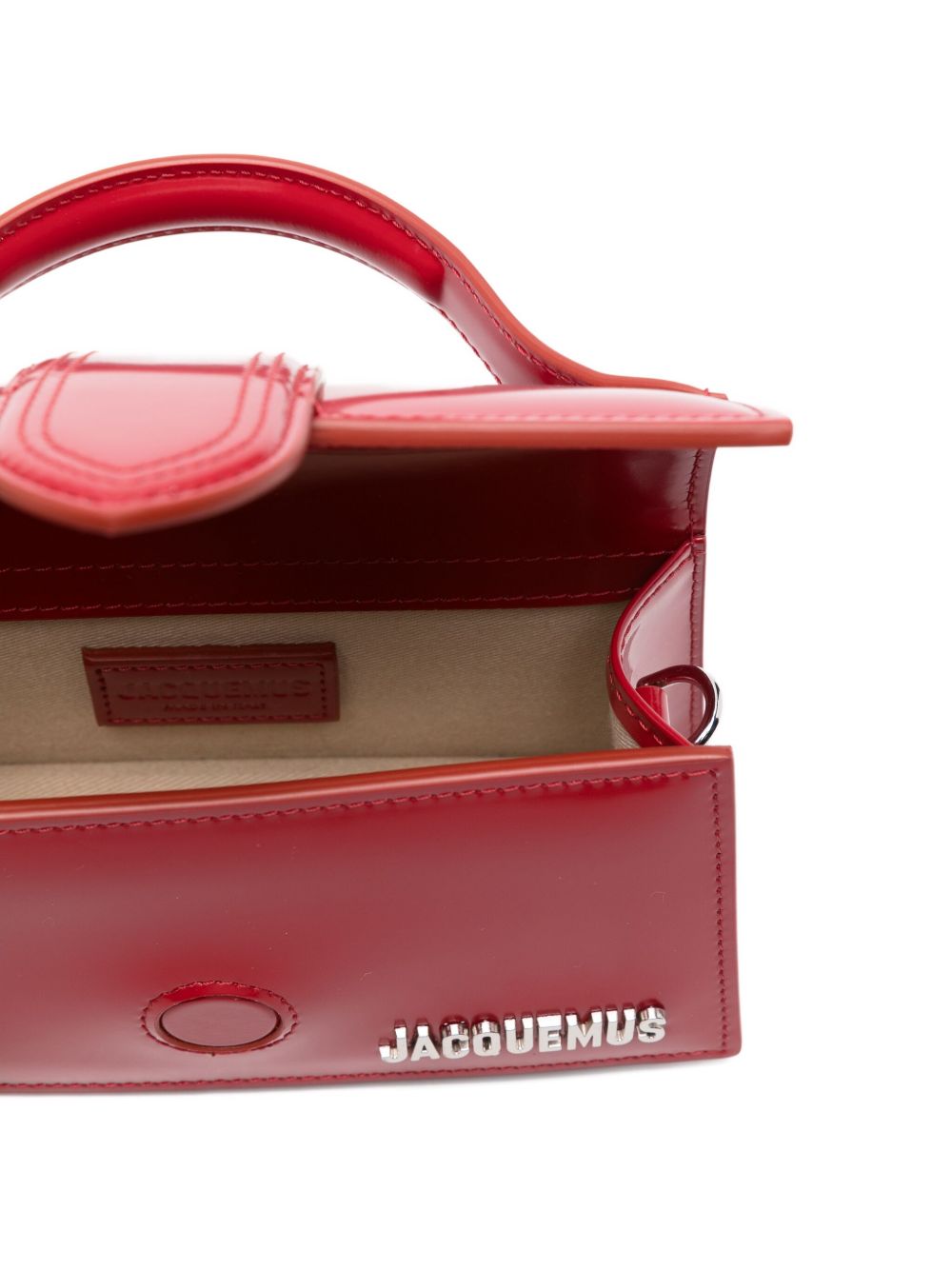 JACQUEMUS Mini Handbag with Concealed Magnetic Fastening