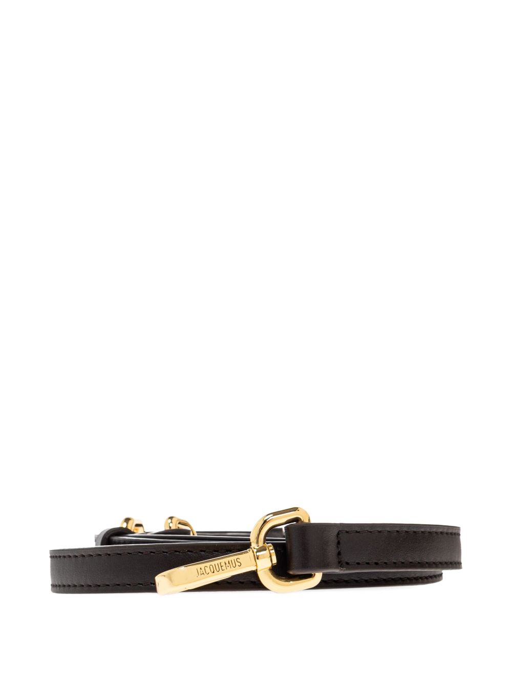 JACQUEMUS Mini Woven Texture Handbag with Leather Trim