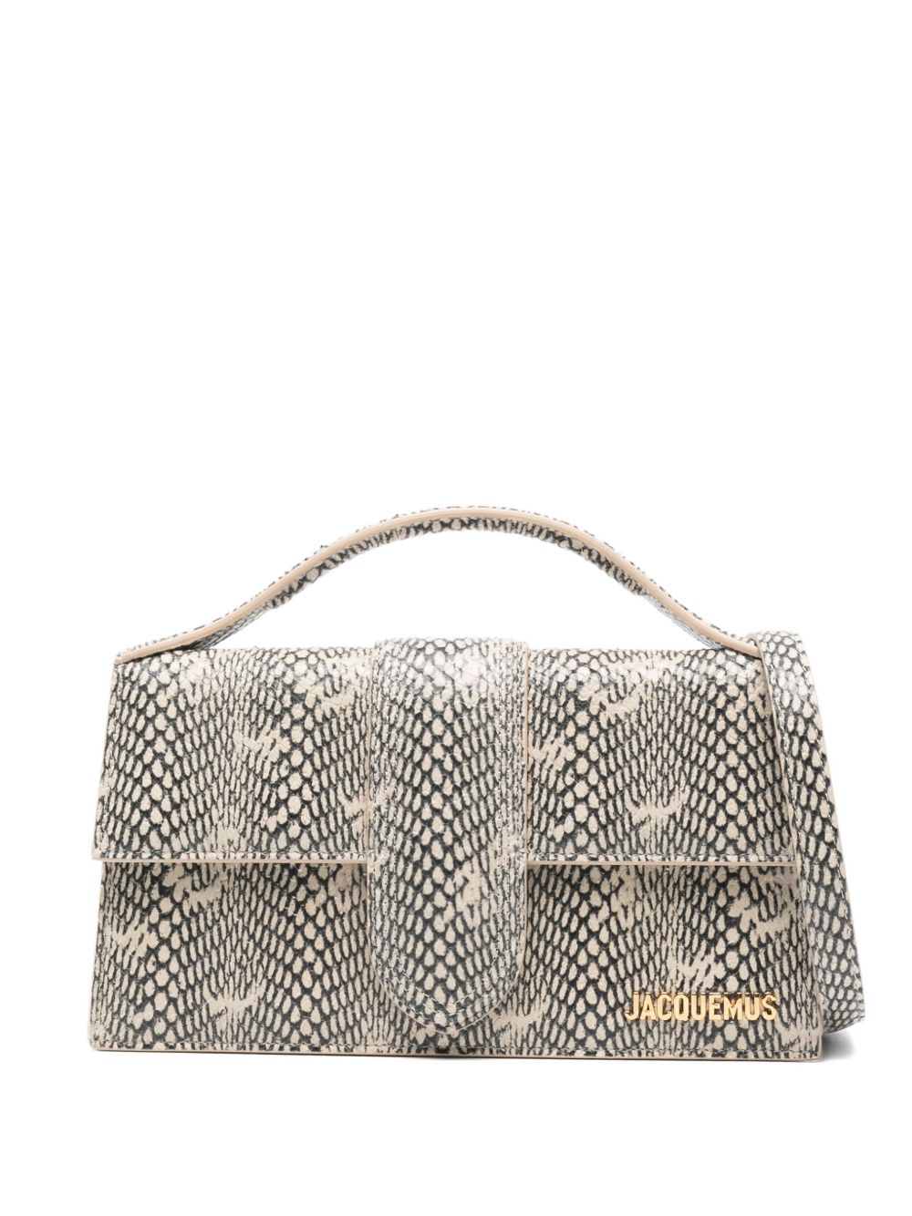 JACQUEMUS Mini Handbag with Snakeskin Effect