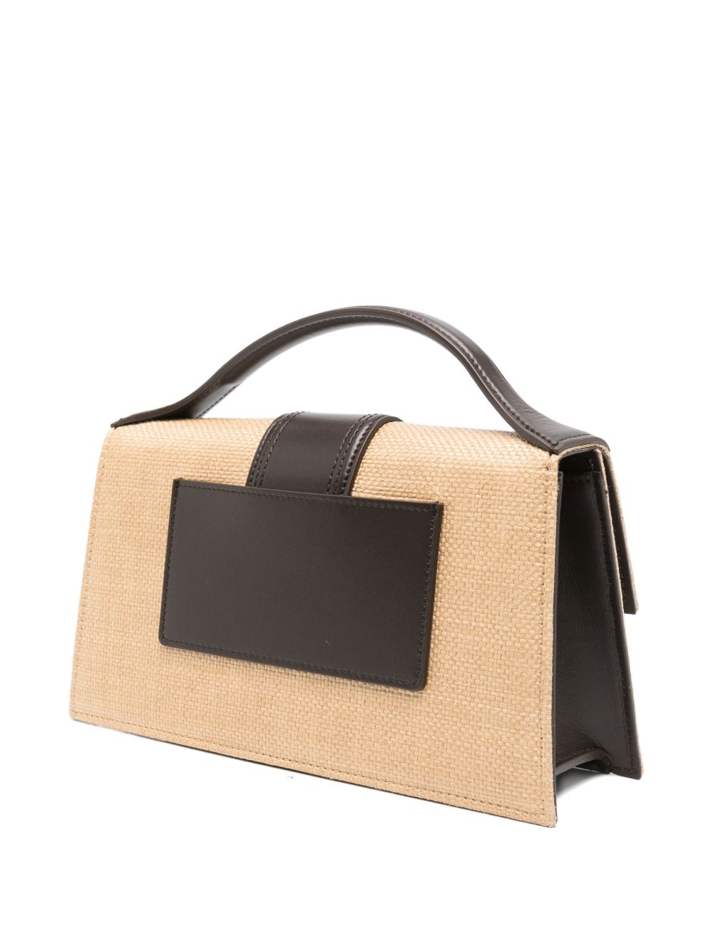 JACQUEMUS Mini Foldover Top Handbag with Detachable Strap