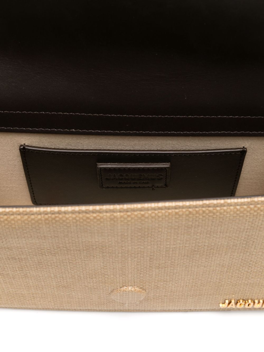 JACQUEMUS Mini Foldover Top Handbag with Detachable Strap