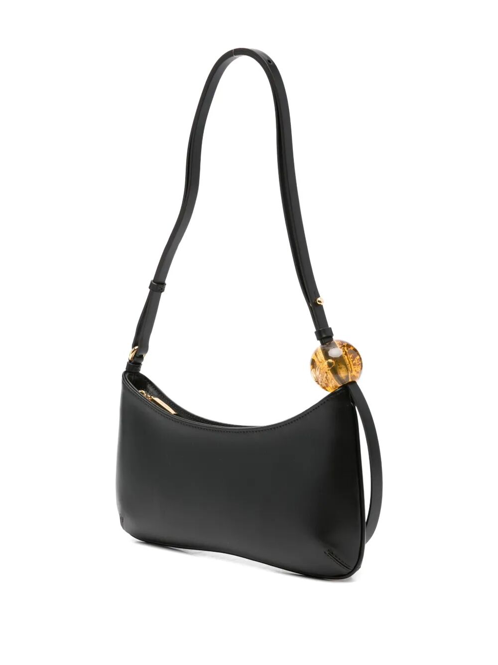 JACQUEMUS The Bisou Perle Mini Leather Shoulder Handbag
