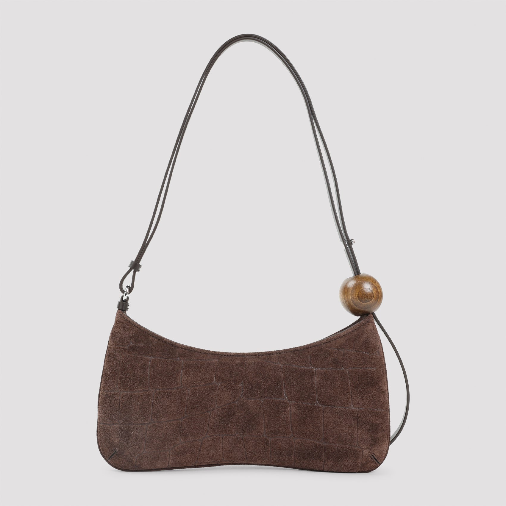 JACQUEMUS Mini Suede Handbag (27cm x 11cm x 2cm)