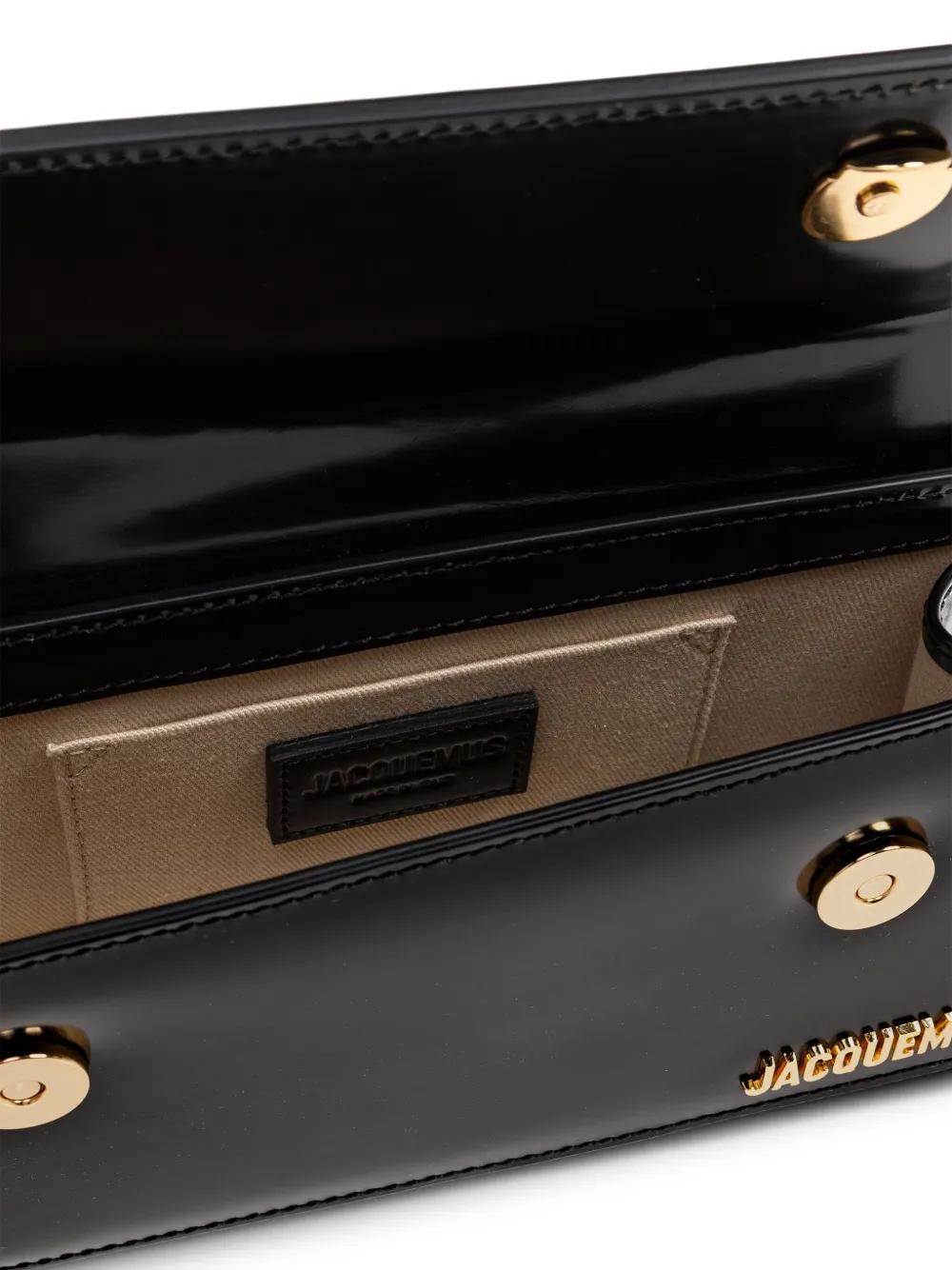 JACQUEMUS Mini Elongated Leather Tote Handbag