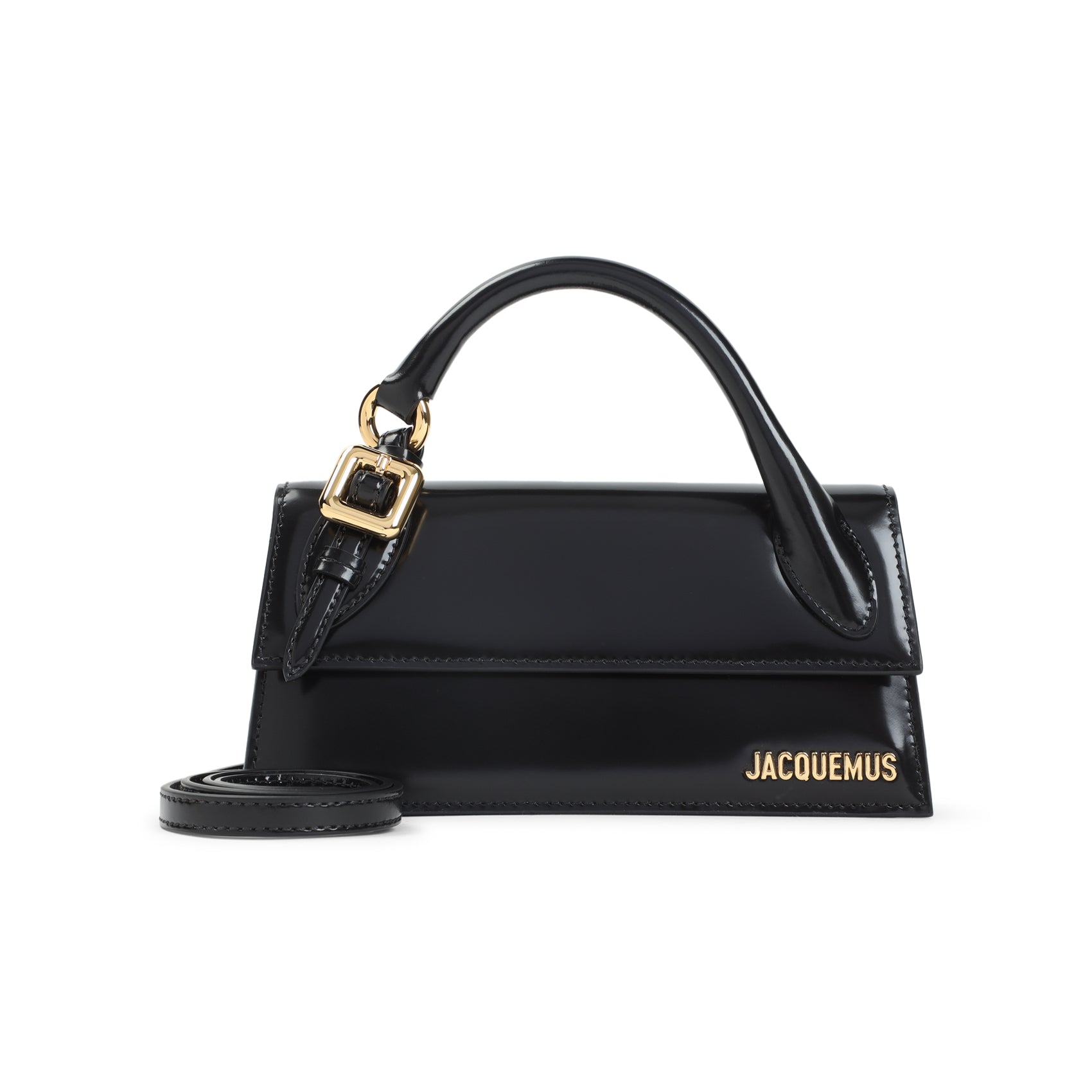 JACQUEMUS Mini Elongated Leather Tote Handbag