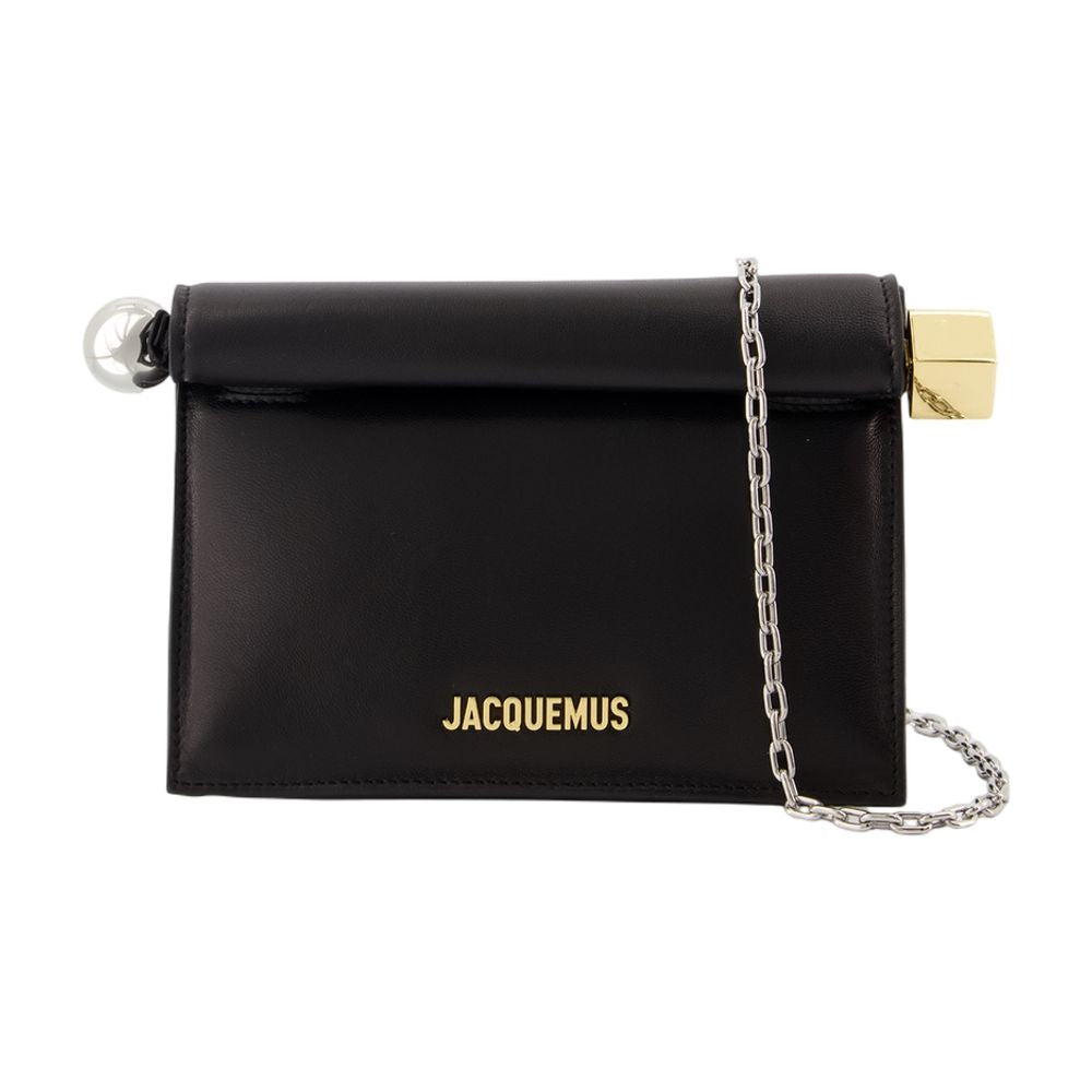 JACQUEMUS Mini Compact Clutch Handbag