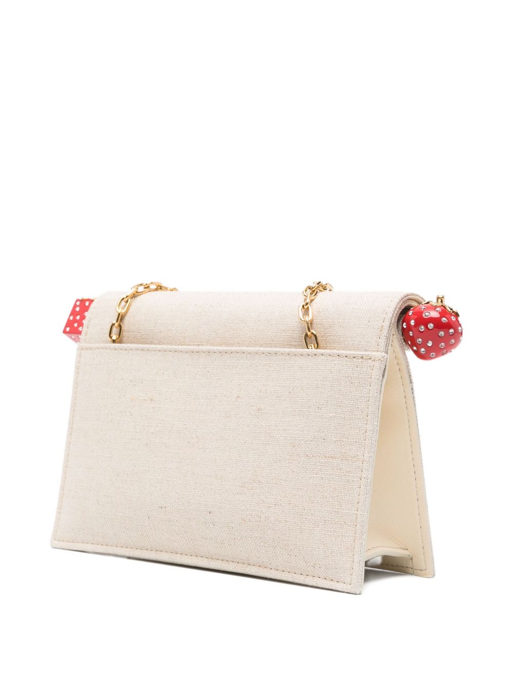 JACQUEMUS Mini Chain Clutch with Strawberry Detail