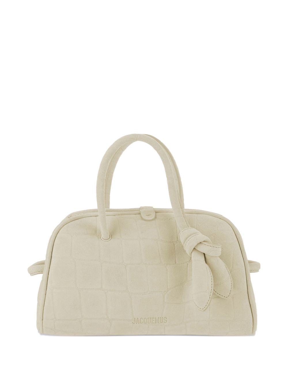 JACQUEMUS Mini Crocodile-Effect Embossed Handbag