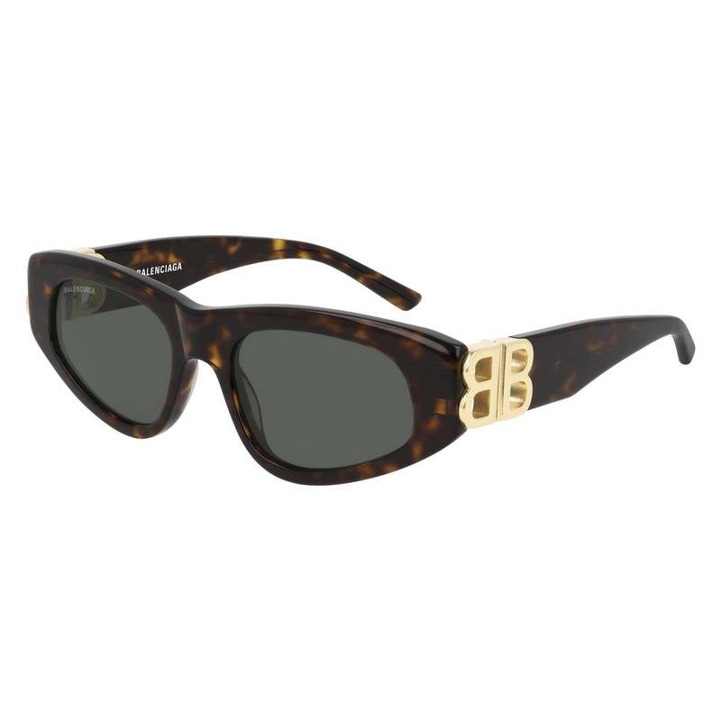 BALENCIAGA Trendy Acetate Havana Sunglasses for Women