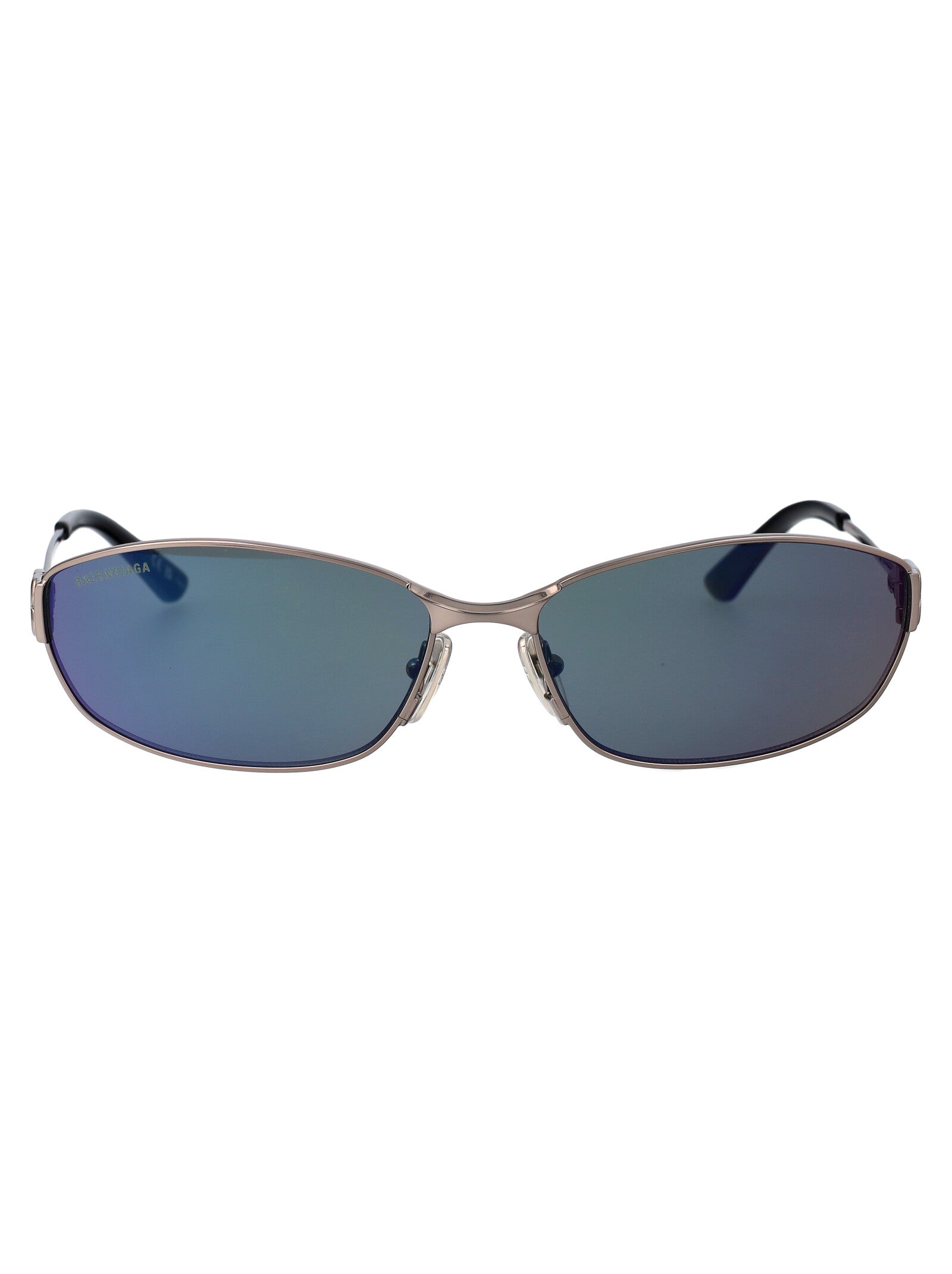 BALENCIAGA Ruthenium Metal Sunglasses