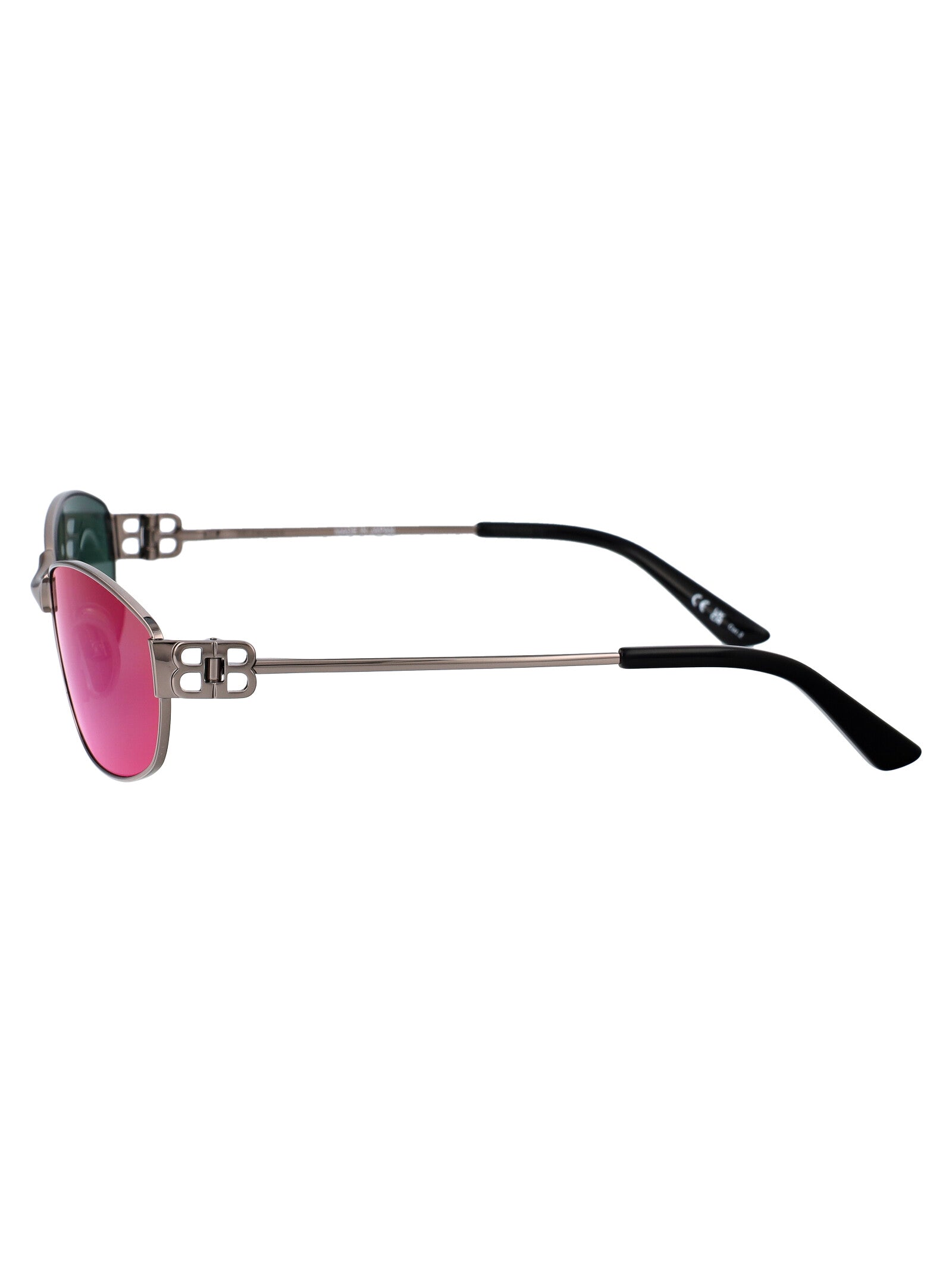 BALENCIAGA Ruthenium Metal Sunglasses