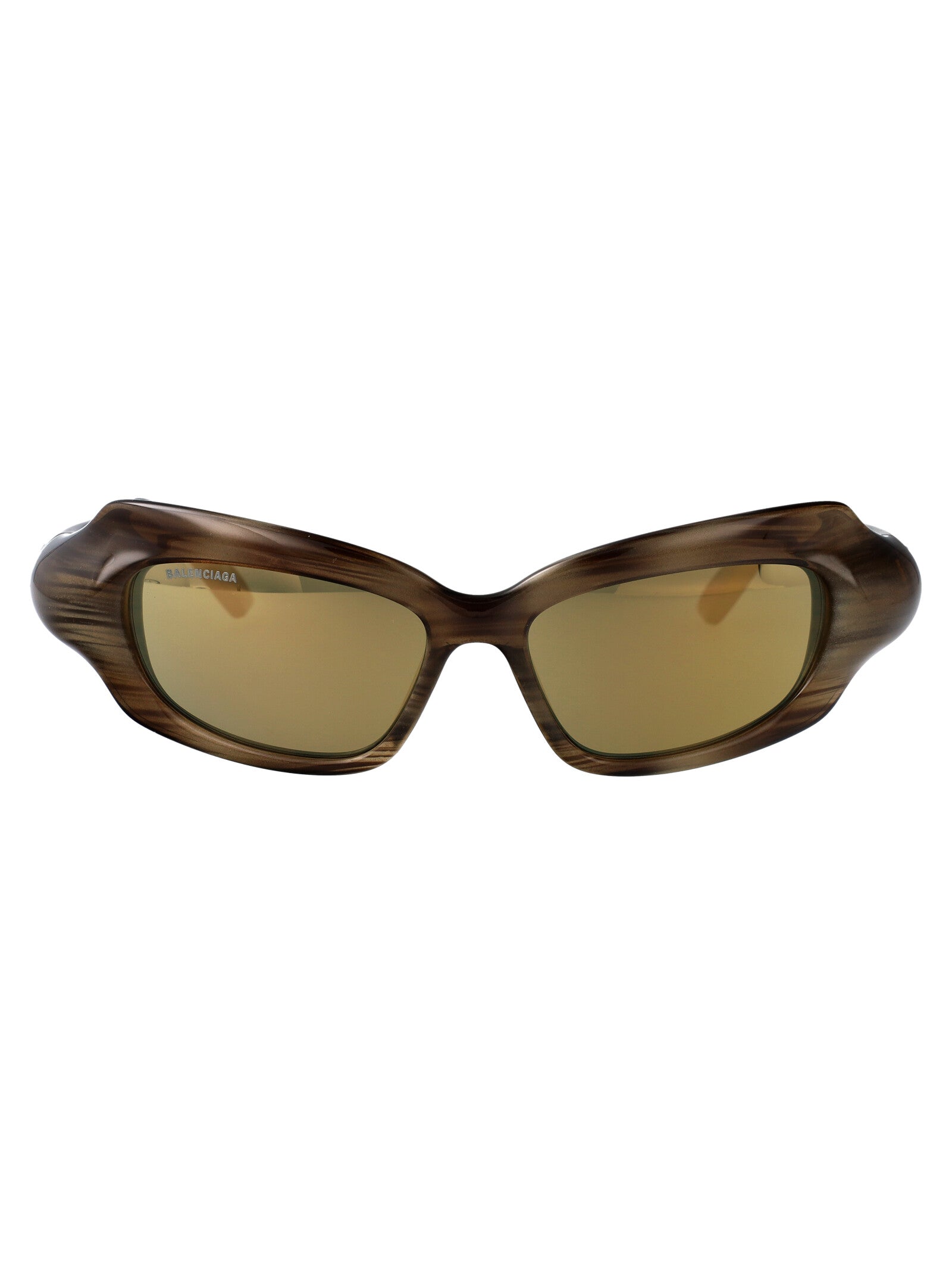 BALENCIAGA Injectate Havana Mini Sunglasses for Women