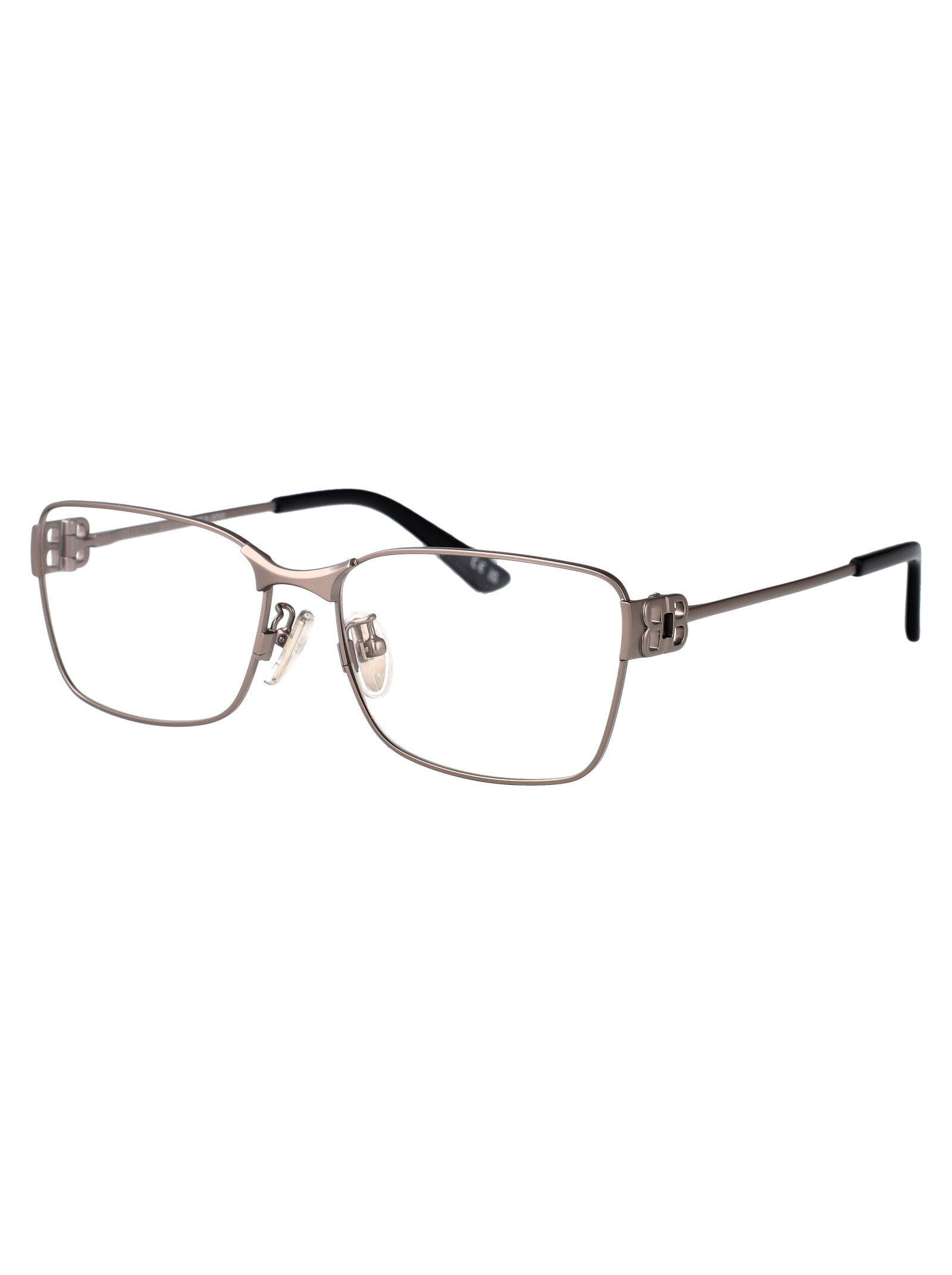 BALENCIAGA Transparent Metal Optical Glasses