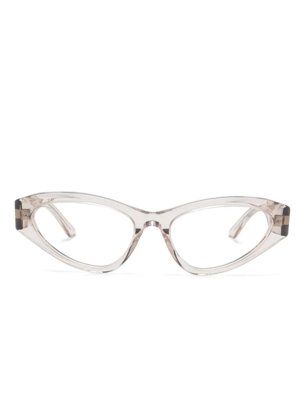 BALENCIAGA Transparent Recycled Acetate Optical Glasses