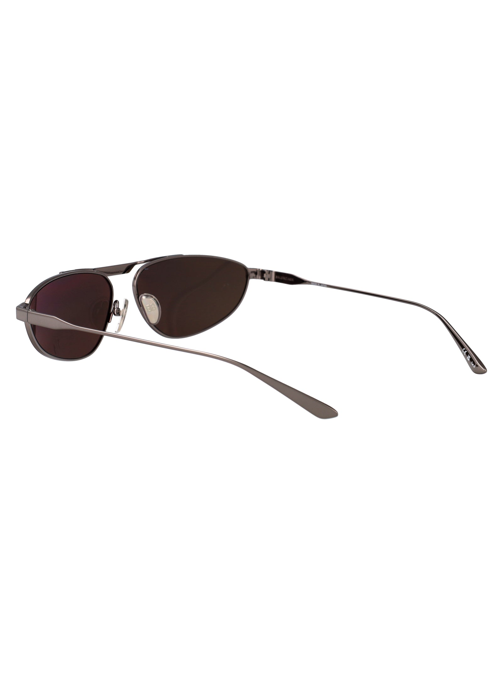 BALENCIAGA Ruthenium Metal Sunglasses