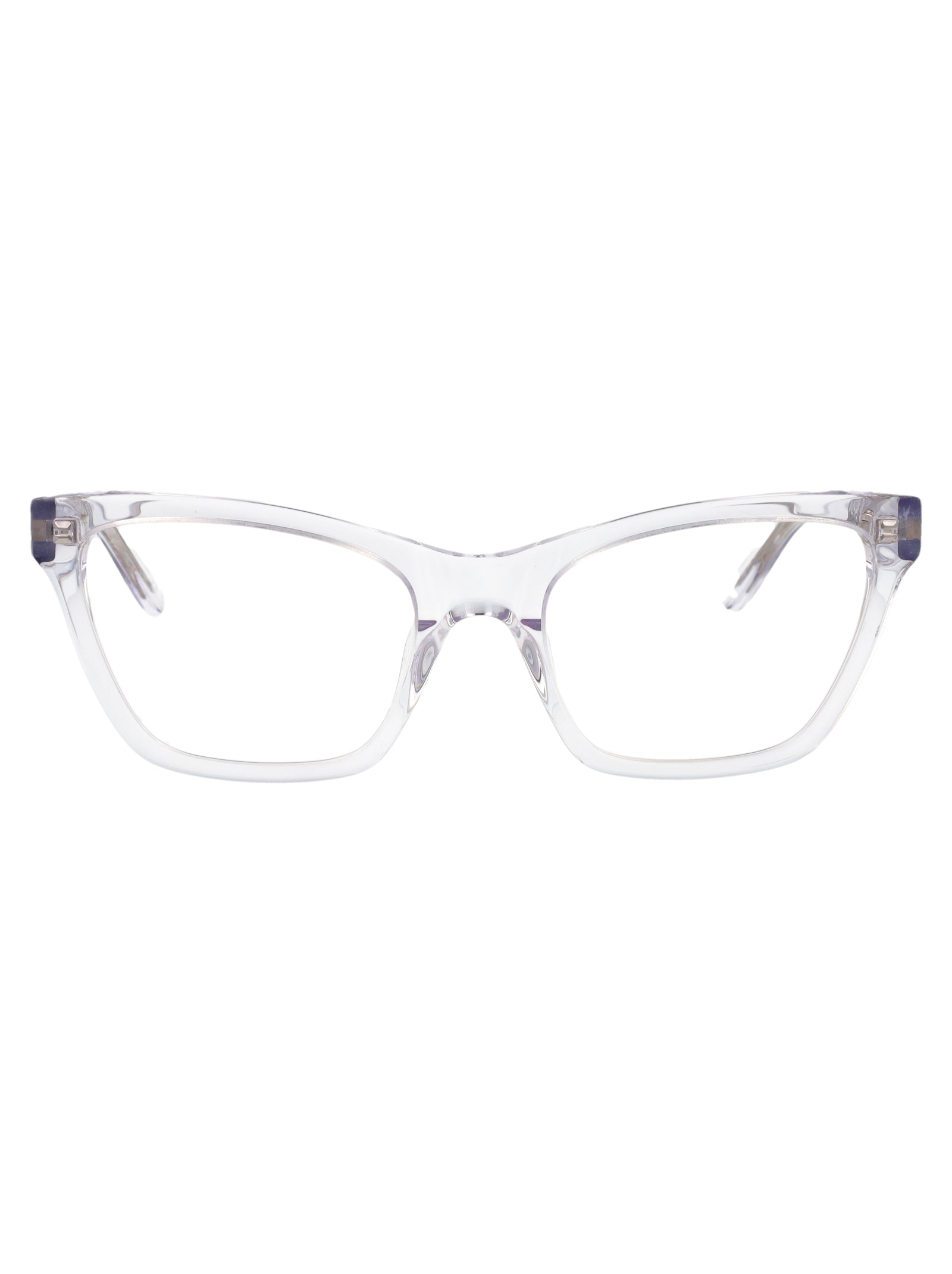 BALENCIAGA Crystal-Transparent Recycled Acetate Optical Glasses