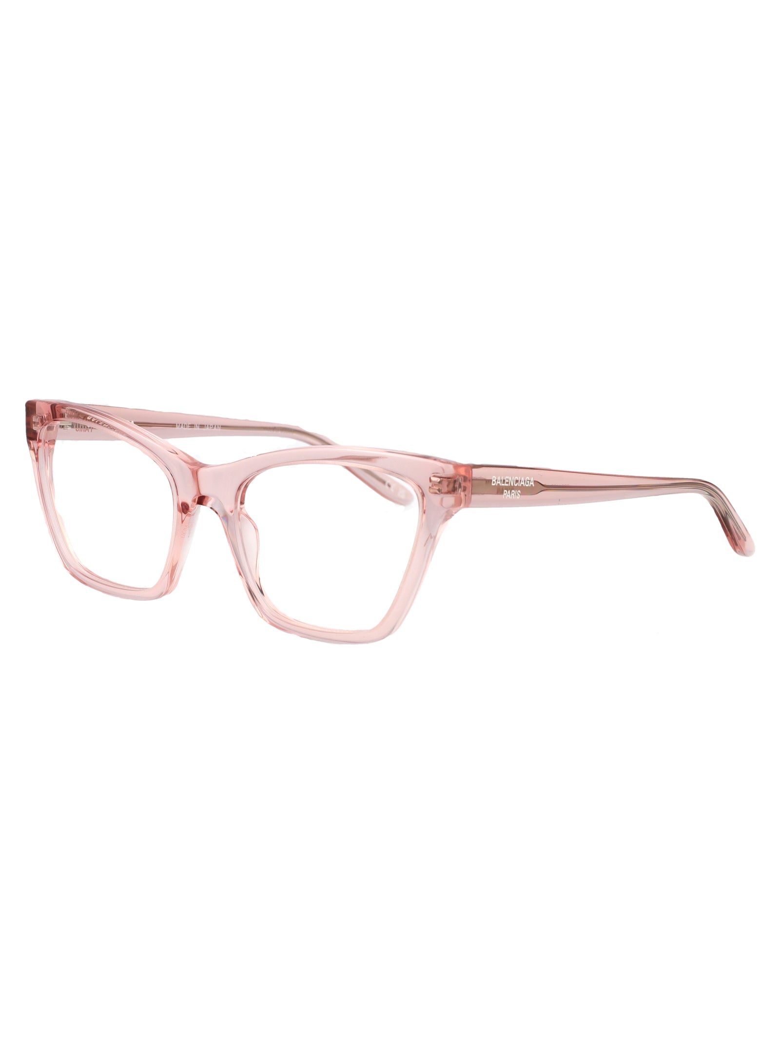 BALENCIAGA Transparent Recycled Acetate Optical Glasses for Women