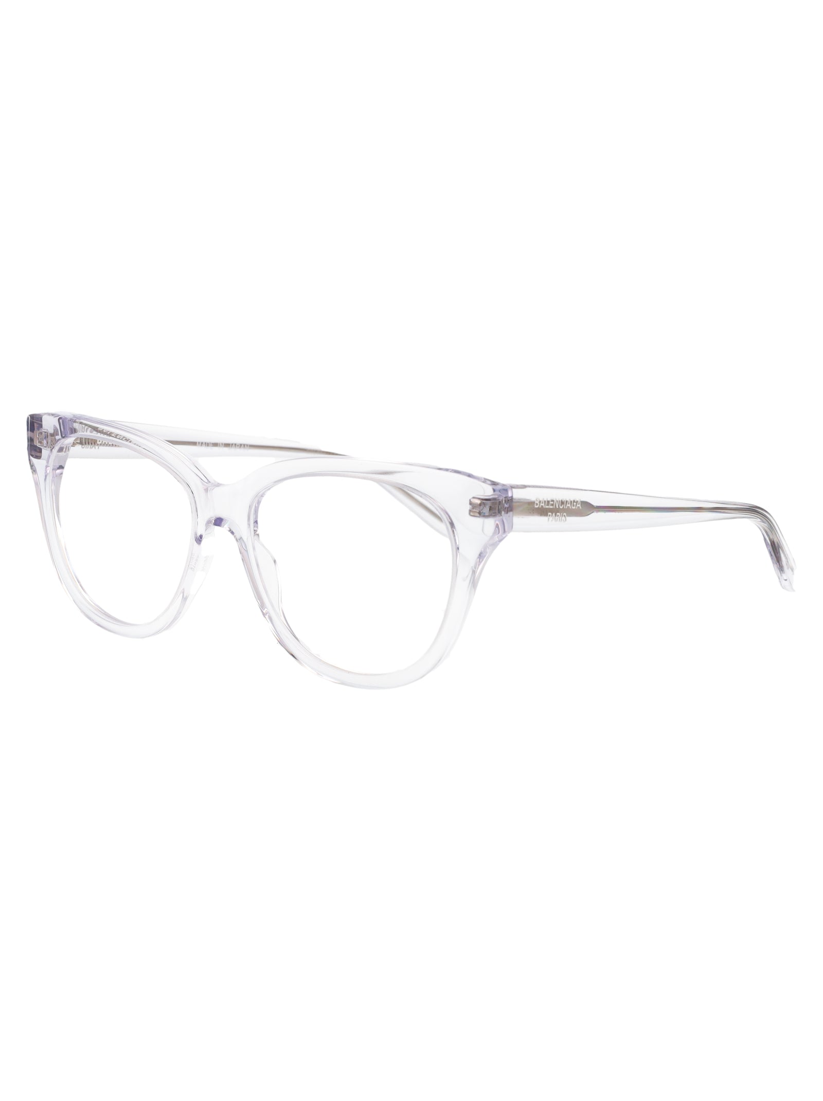 BALENCIAGA Crystal-Transparent Recycled Acetate Glasses