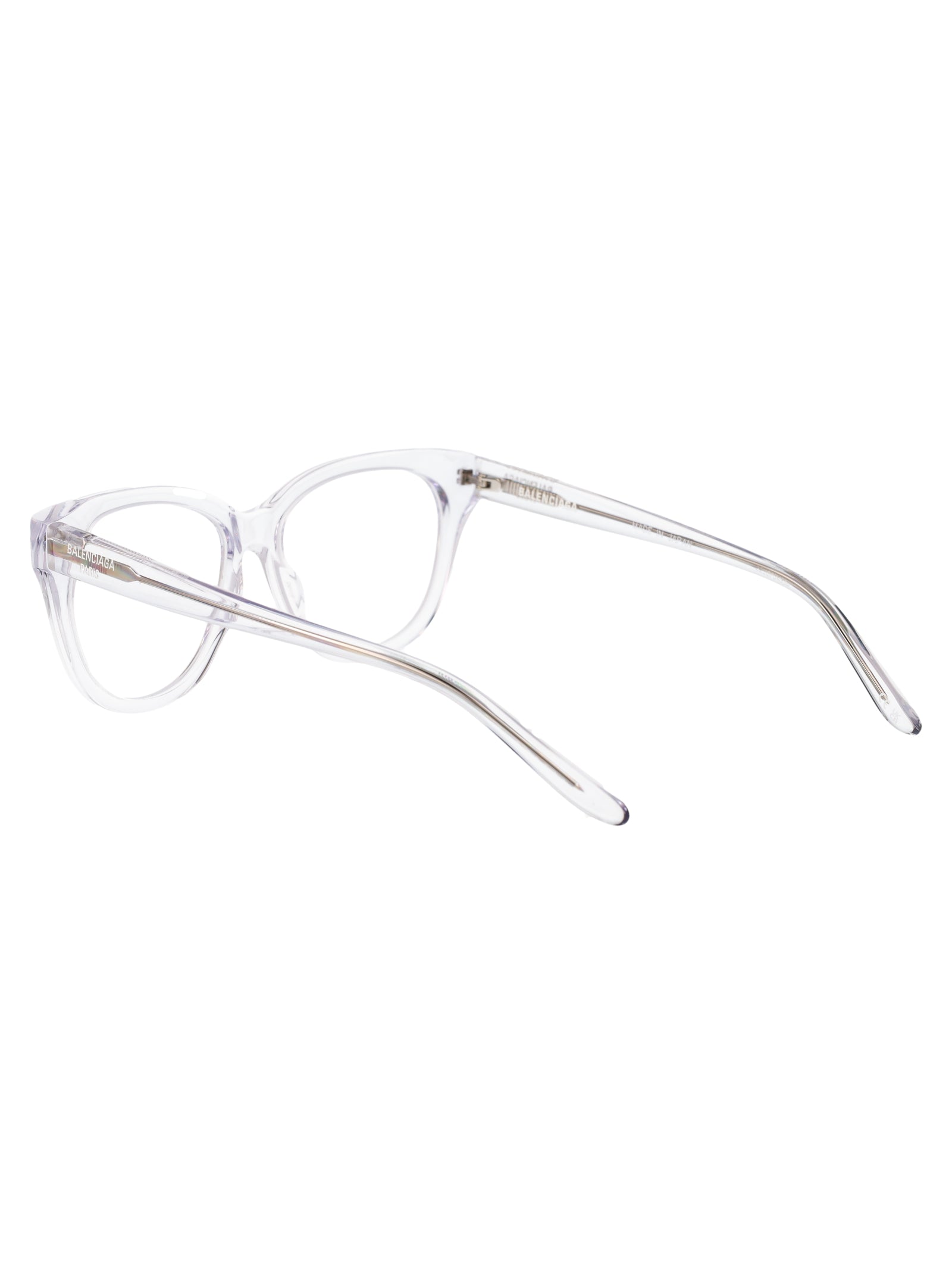 BALENCIAGA Crystal-Transparent Recycled Acetate Glasses