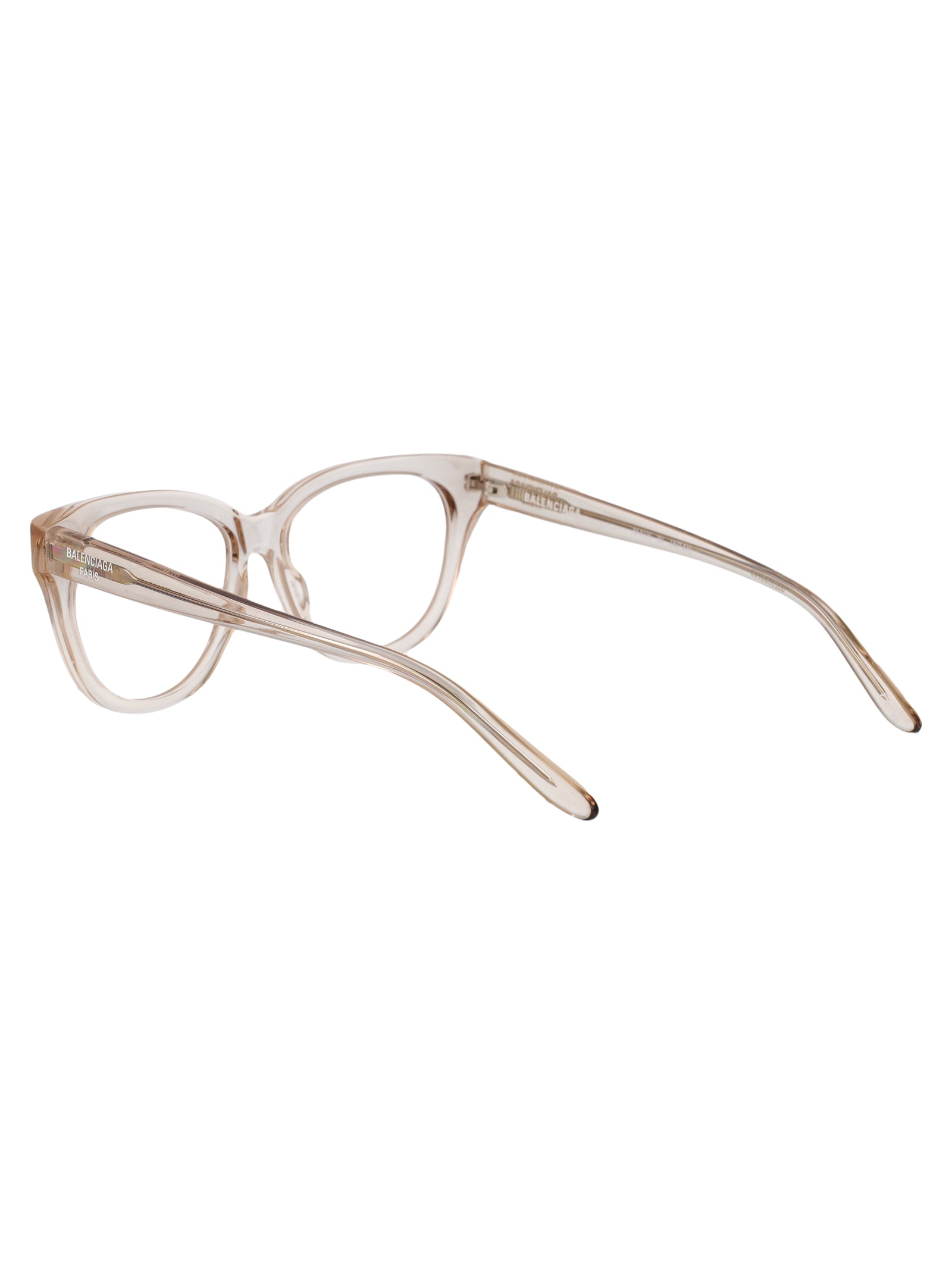 BALENCIAGA Transparent Recycled Acetate Optical Glasses for Women