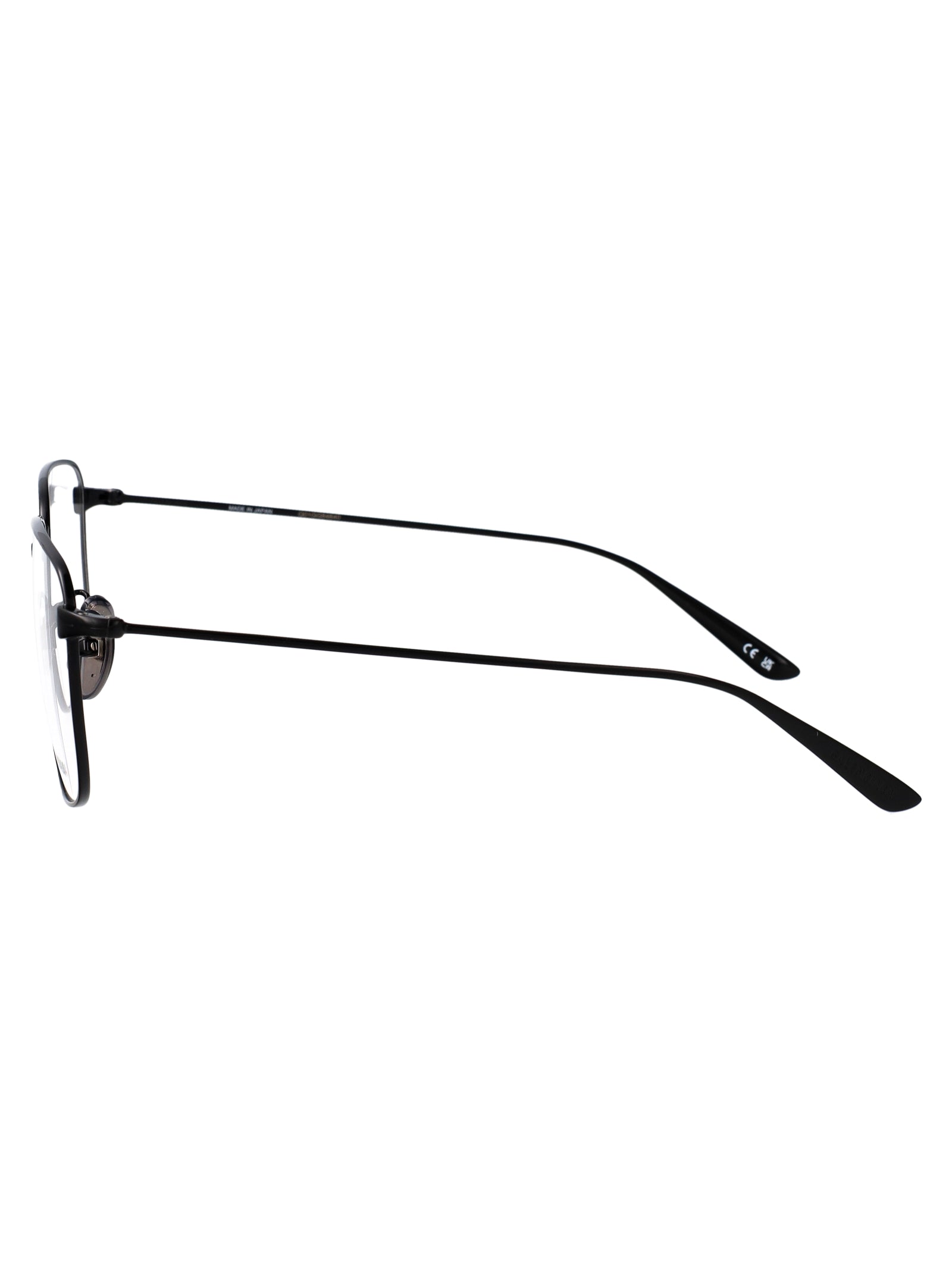 BALENCIAGA Sophisticated Transparent Metal Optical Glasses for Men