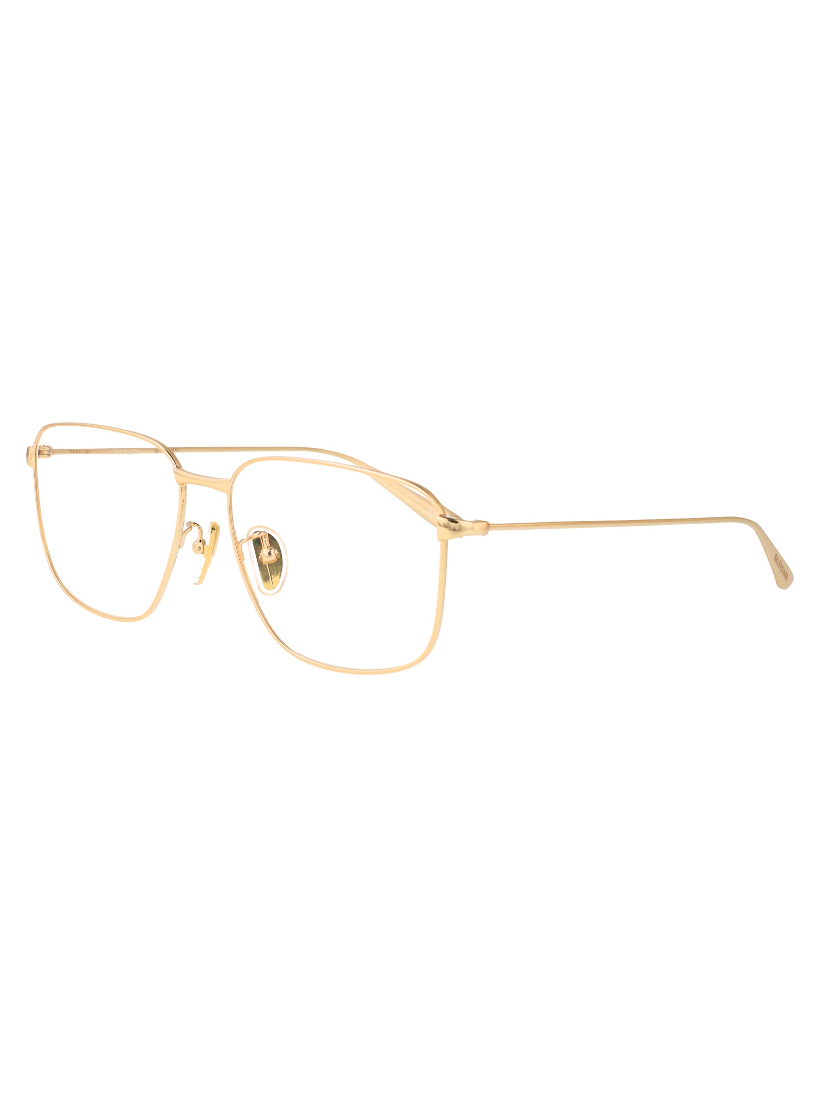 BALENCIAGA Stylish Transparent Metal Optical Glasses for Men