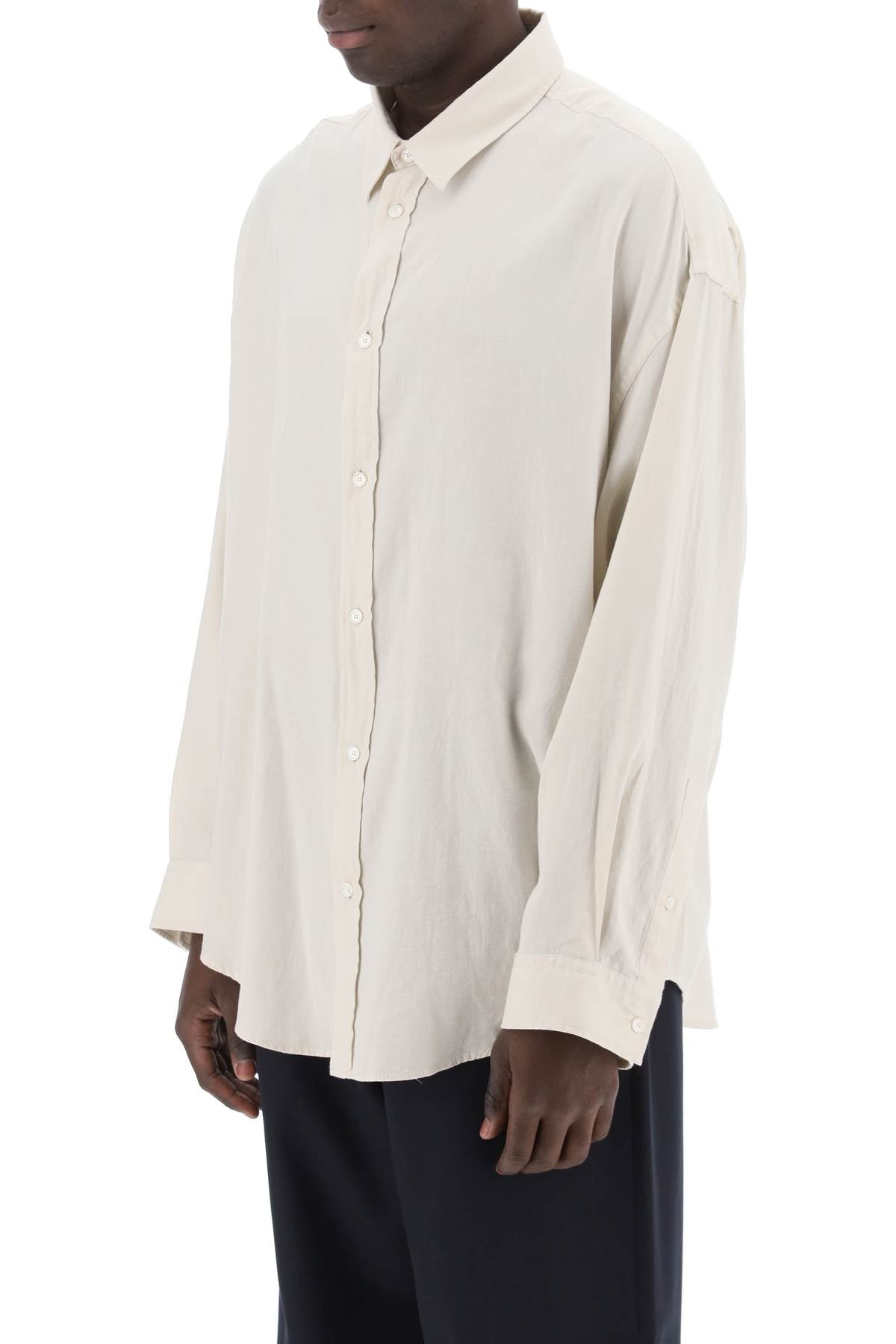 ACNE STUDIOS Relaxed Fit Button-Down Shirt - Size 46
